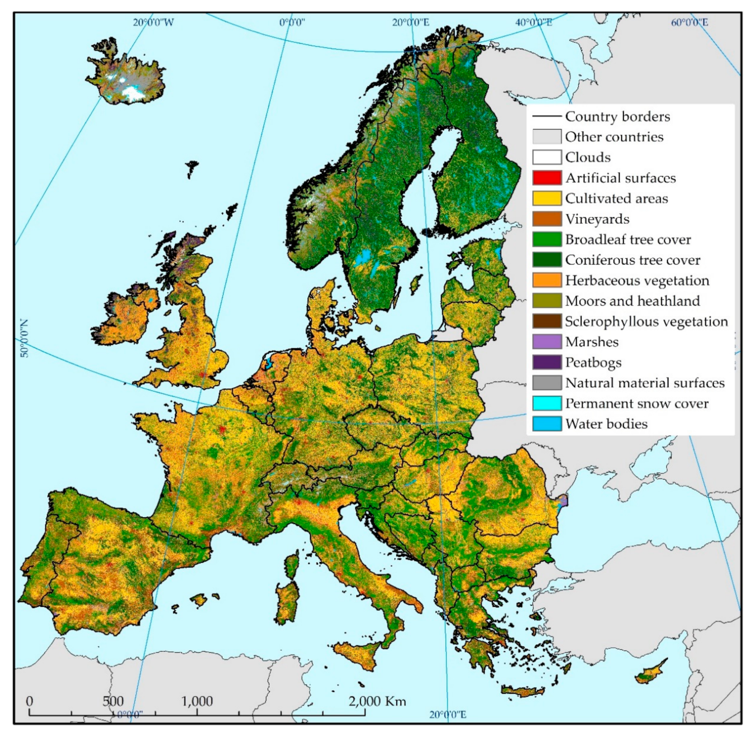 Remote Sensing | Free Full-Text | Automated Production of a Land Cover/Use  Map of Europe Based on Sentinel-2 Imagery