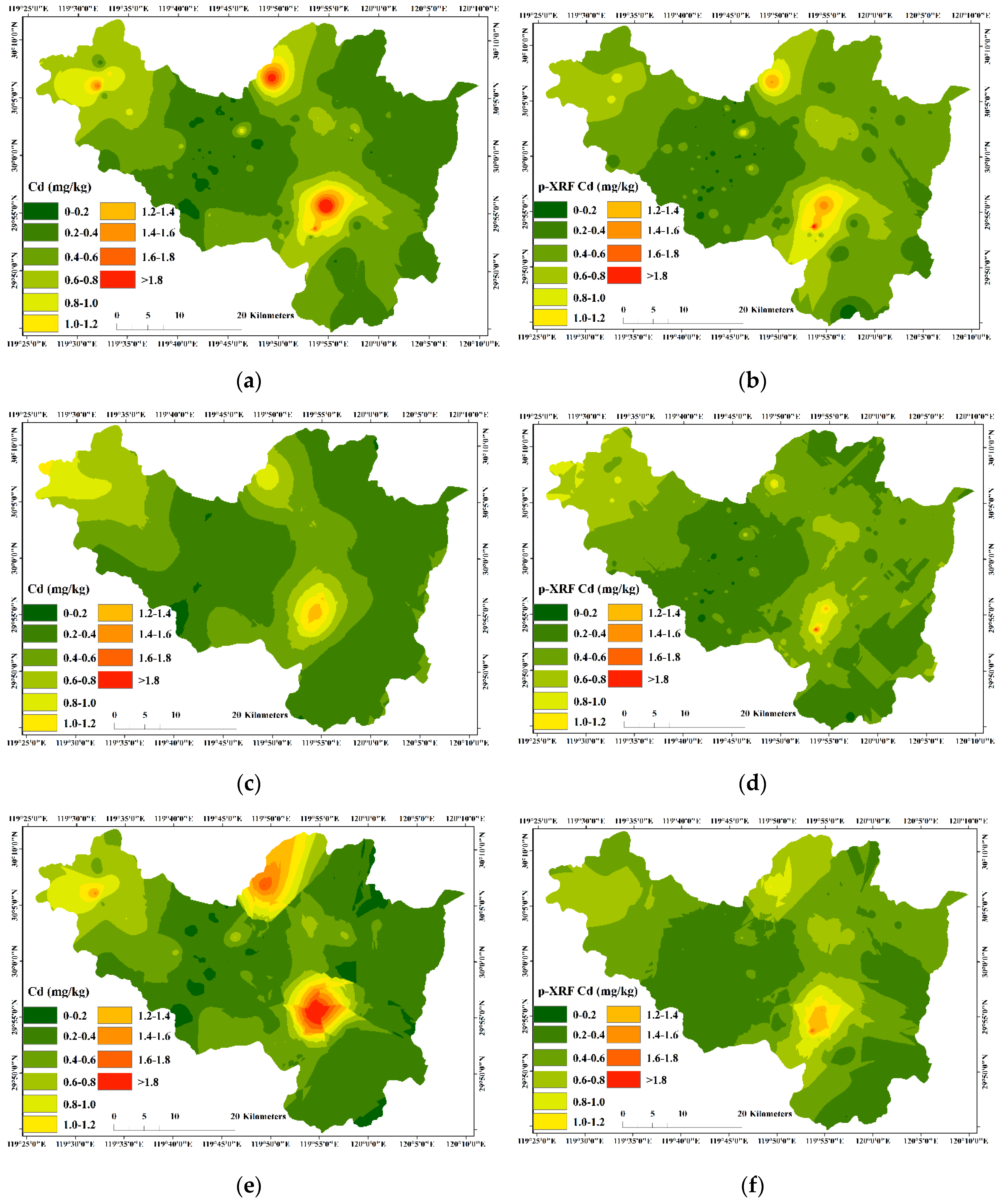 Remote Sensing Free Full Text Improved Mapping Of Potentially Toxic Elements In Soil Via Integration Of Multiple Data Sources And Various Geostatistical Methods Html