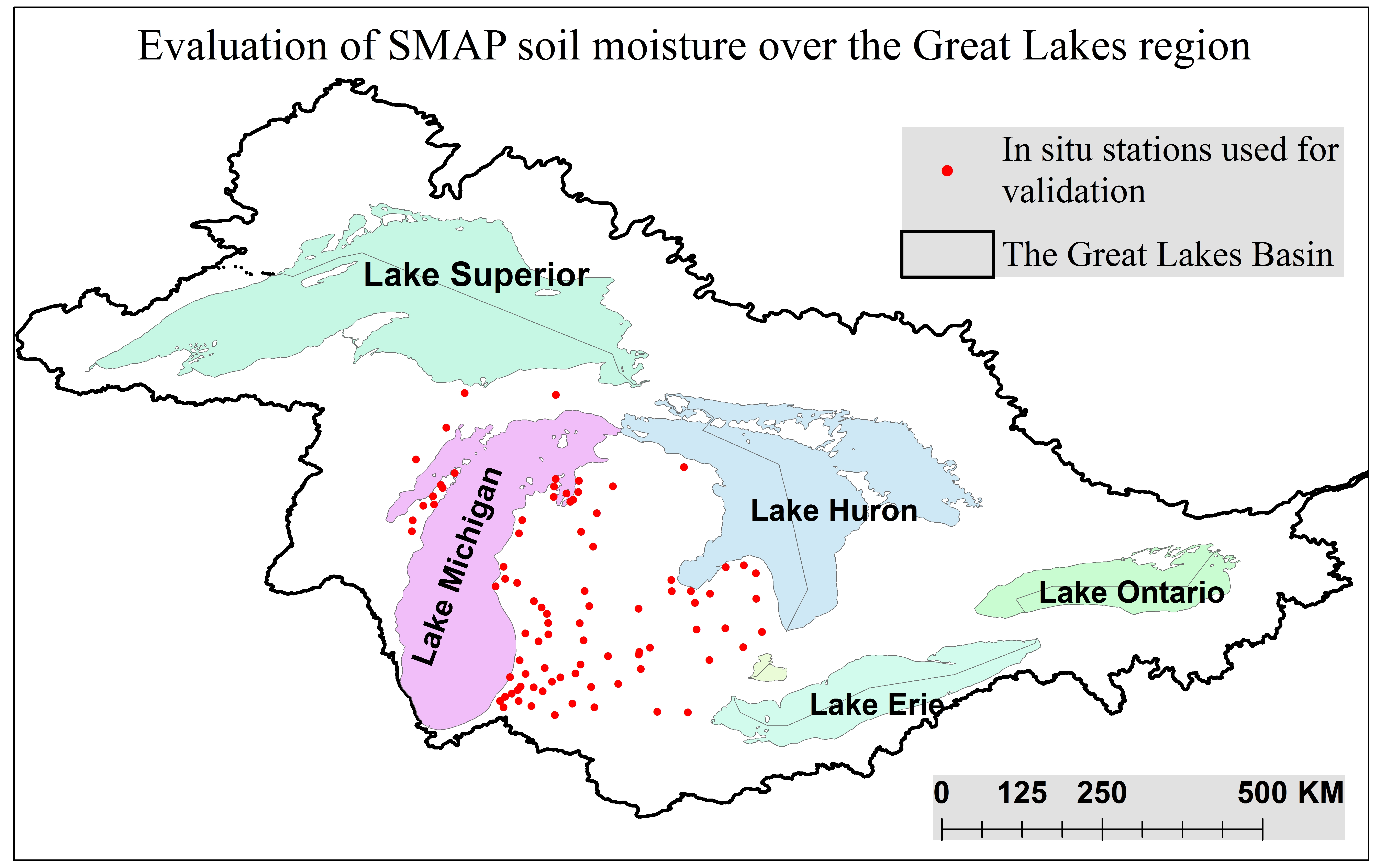Remote Sensing Free Full Text Evaluation Of Smap Level 2 3 And 4 Soil Moisture Datasets Over The Great Lakes Region Html