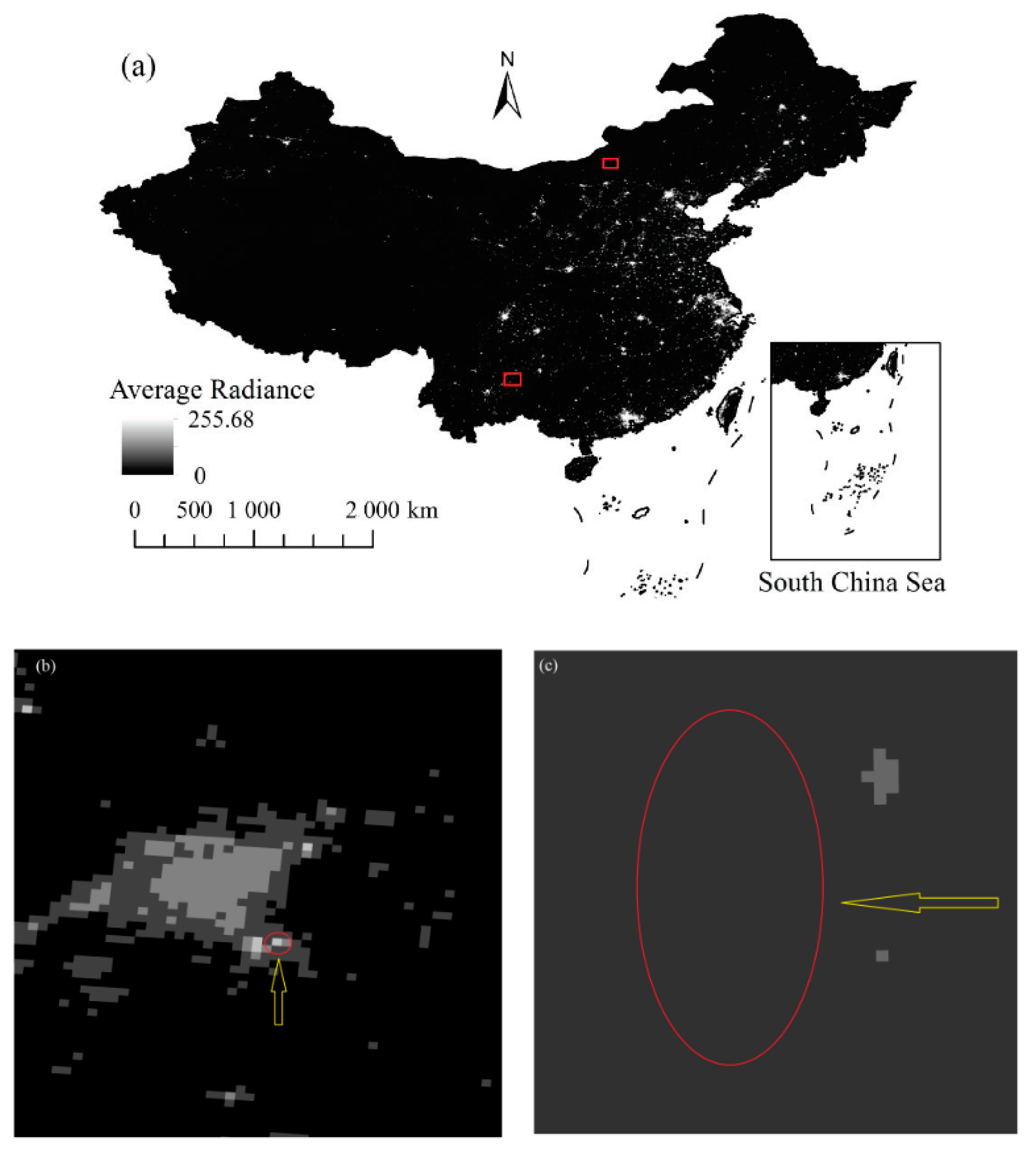 Remote Sensing | Free Full-Text | An Improved Correction Method of  Nighttime Light Data Based on EVI and WorldPop Data