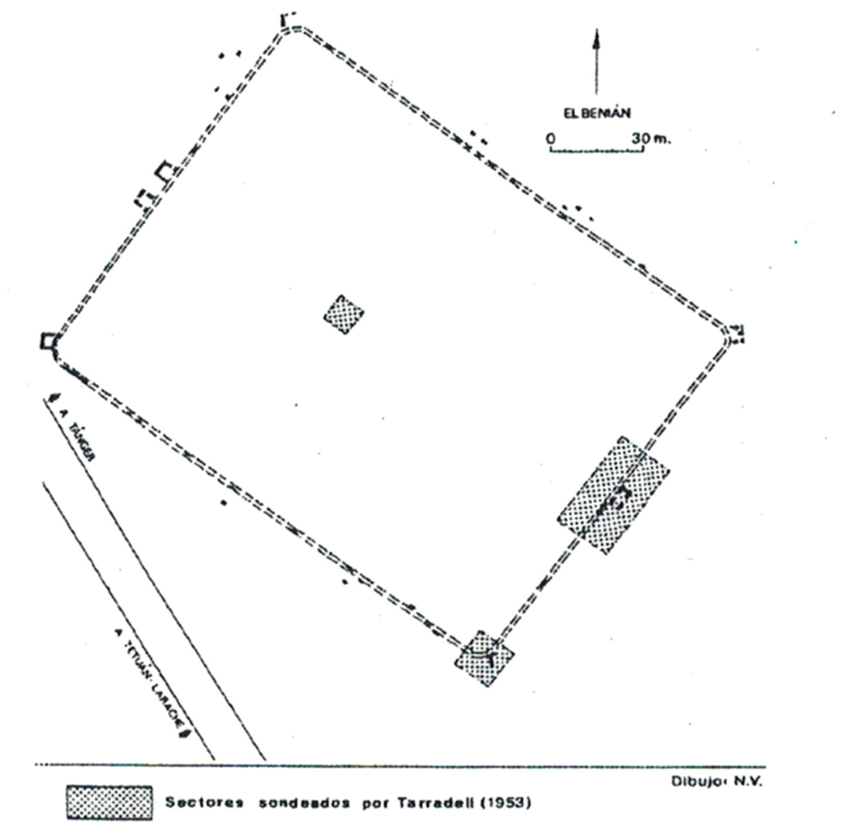 remote sensing free full text magnetic survey at the roman military camp of el benian in mauretania tingitana morocco results and implications html