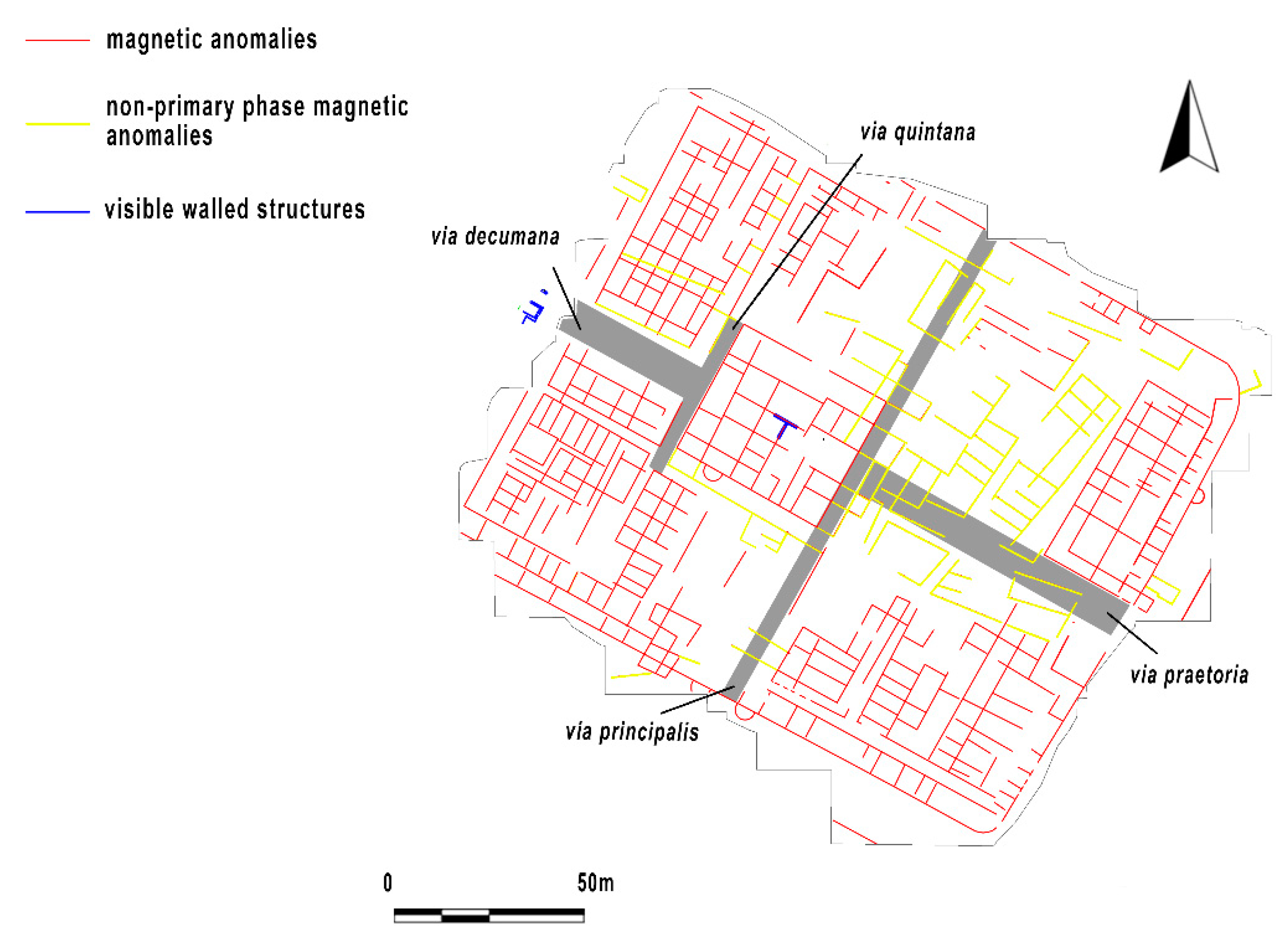 remote sensing free full text magnetic survey at the roman military camp of el benian in mauretania tingitana morocco results and implications html