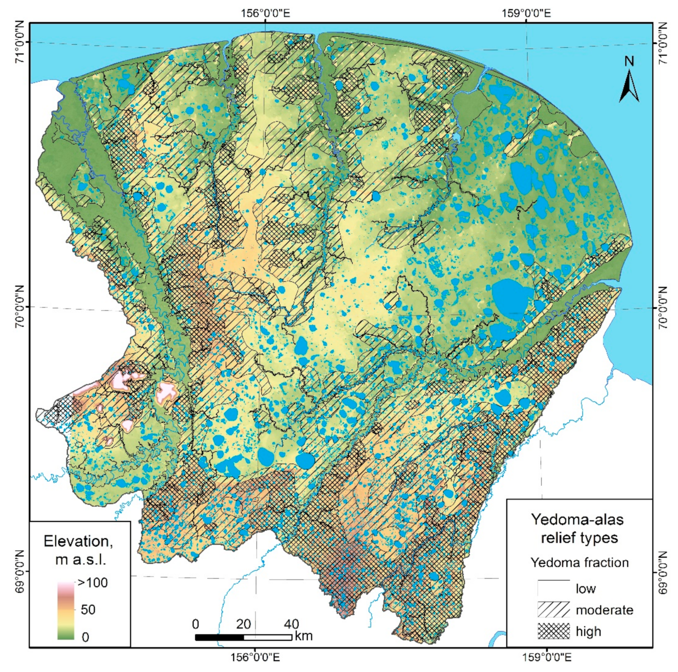 Remote Sensing | Free Full-Text | Geomorphological and Climatic Drivers of  Thermokarst Lake Area Increase Trend (1999–2018) in the Kolyma Lowland  Yedoma Region, North-Eastern Siberia