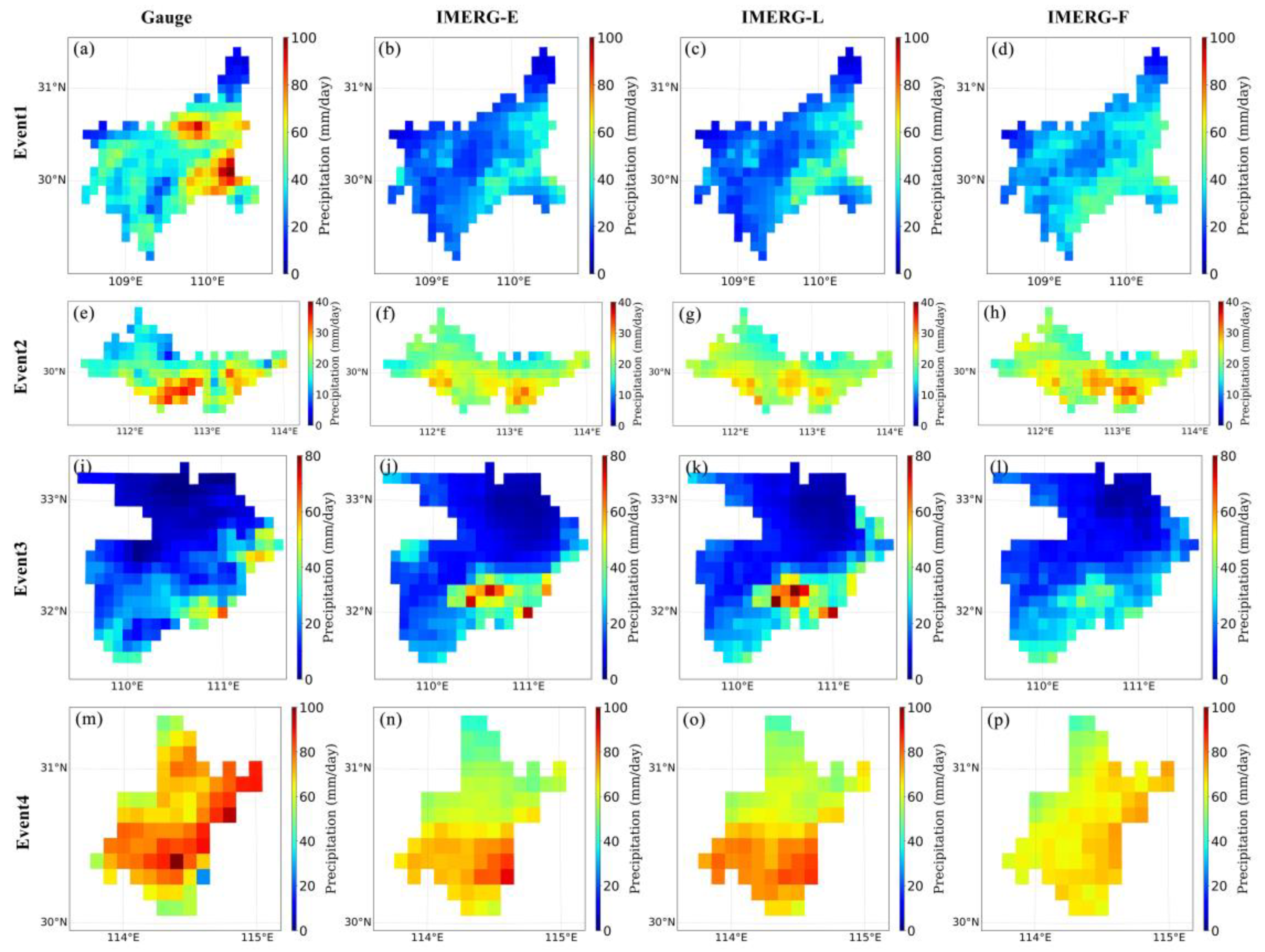Remote Sensing Free Full Text Capability Of Imerg V6 Early Late And Final Precipitation Products For Monitoring Extreme Precipitation Events Html