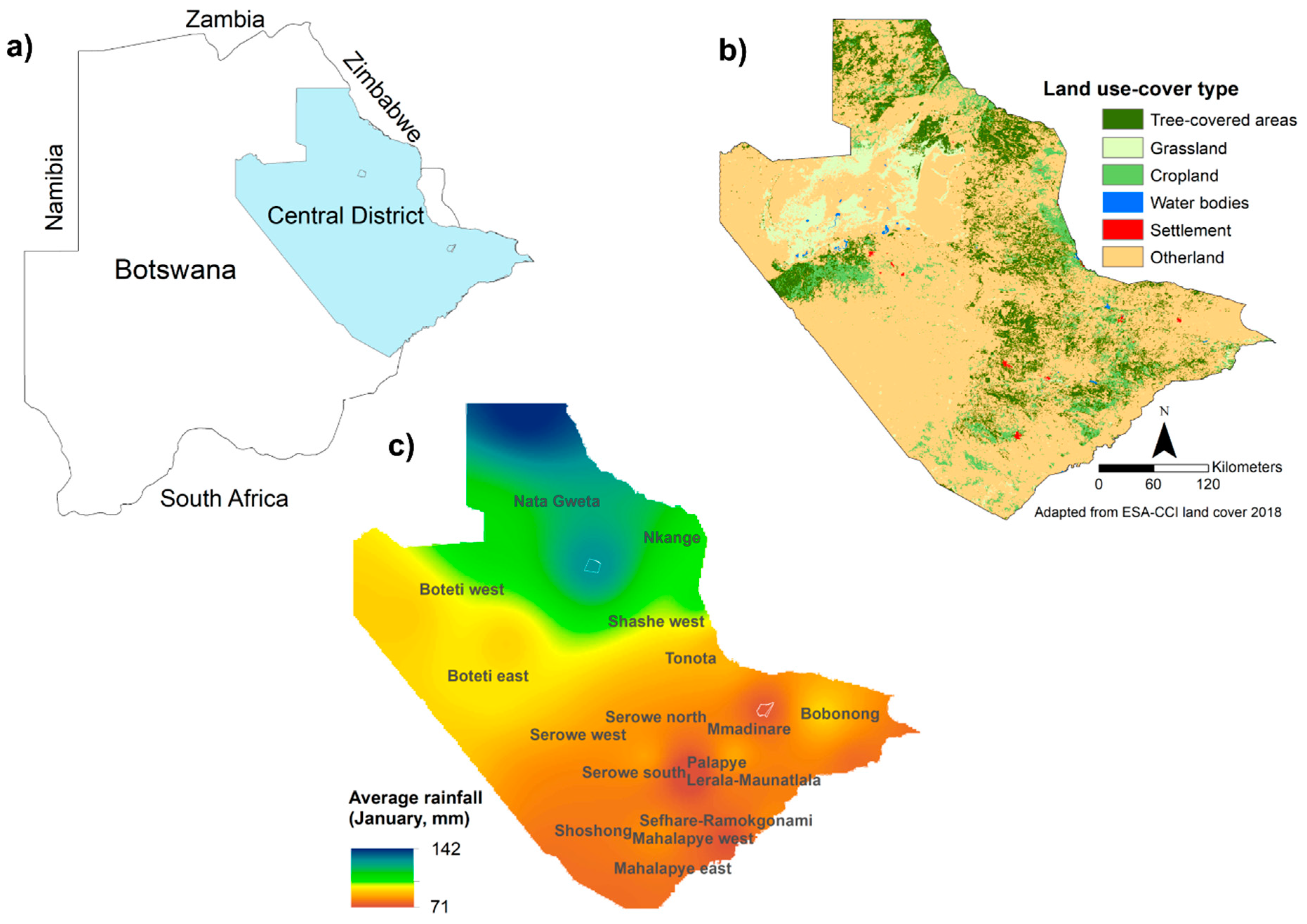 Remote Sensing Free Full Text Vegetation Trends Drought Severity And Land Use Land Cover Change During The Growing Season In Semi Arid Contexts Html