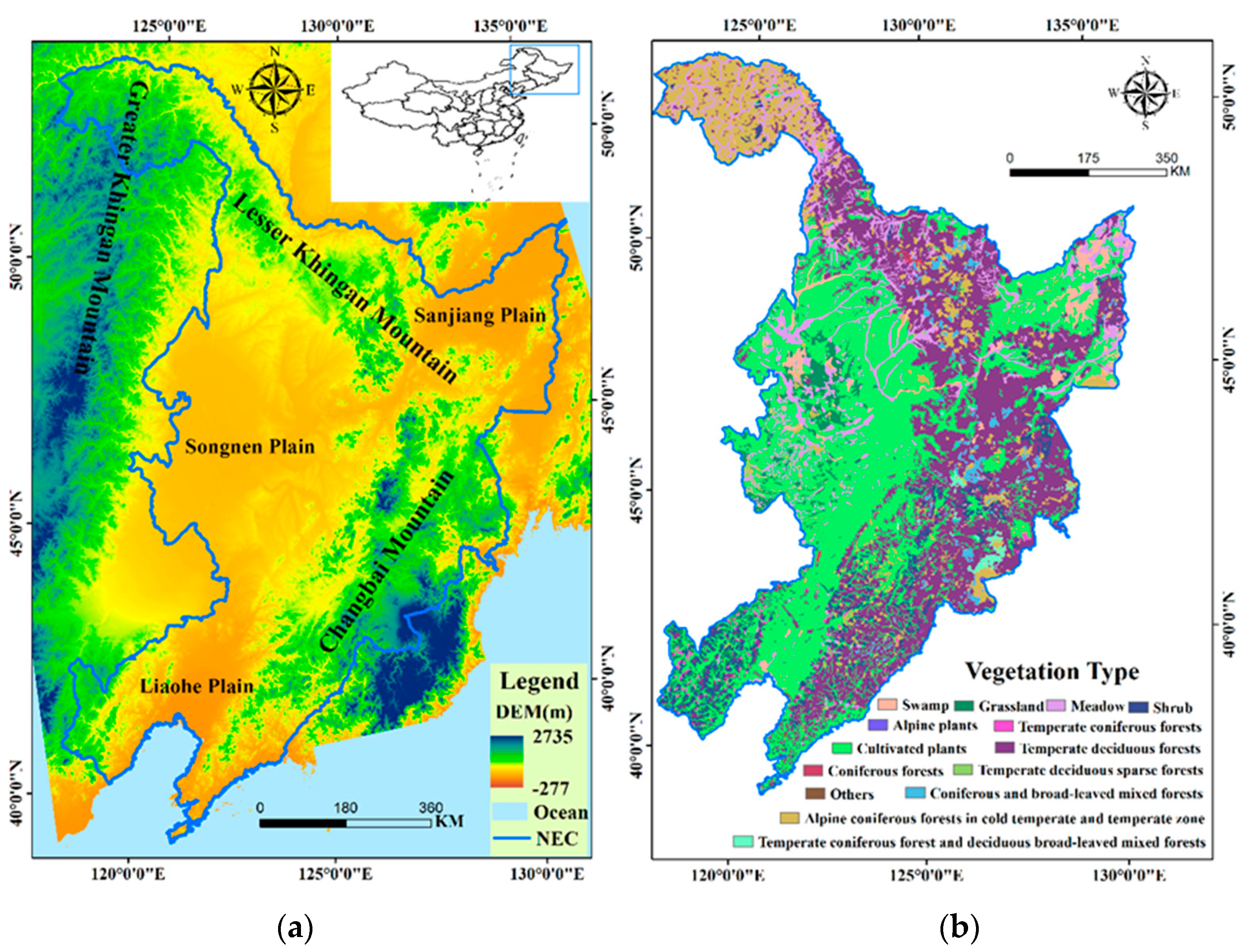 Remote Sensing | Free Full-Text | Spatiotemporal Variation of Vegetation  Productivity and Its Feedback to Climate Change in Northeast China over the  Last 30 Years