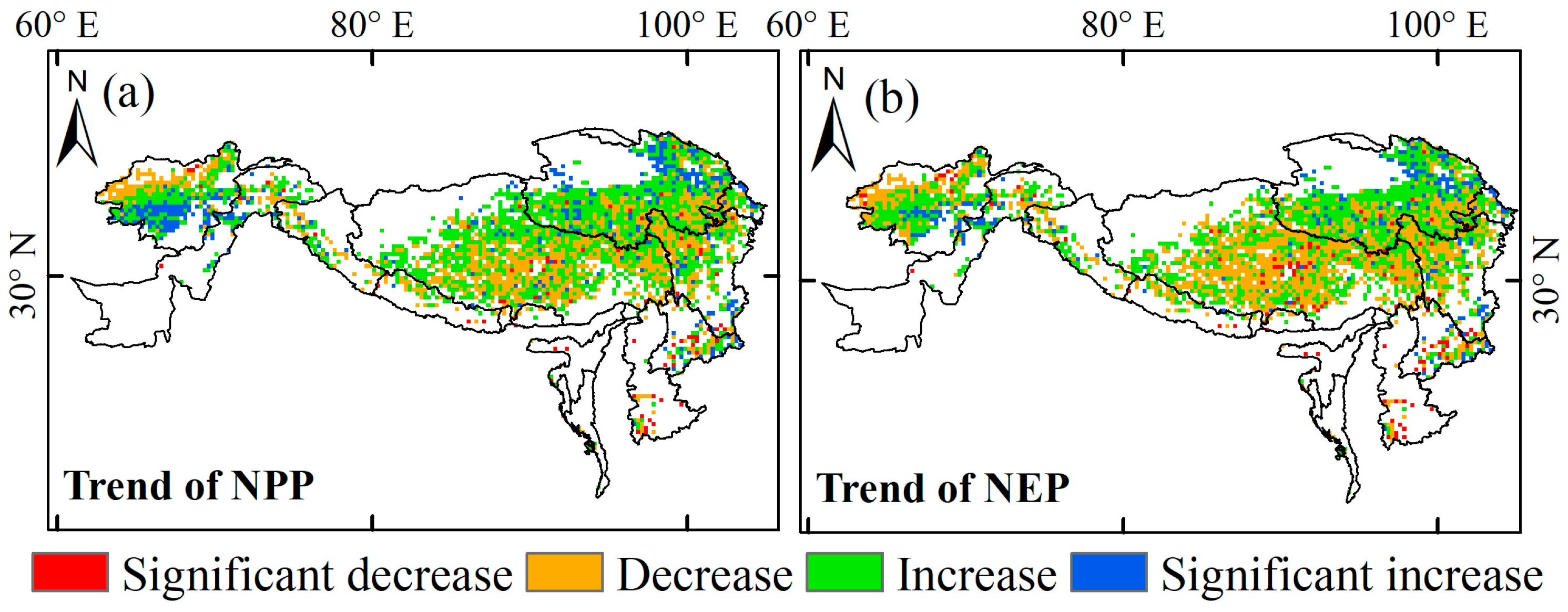 Remote Sensing | Free Full-Text | Large-Scale Analysis of the  Spatiotemporal Changes of Net Ecosystem Production in Hindu Kush Himalayan  Region | HTML