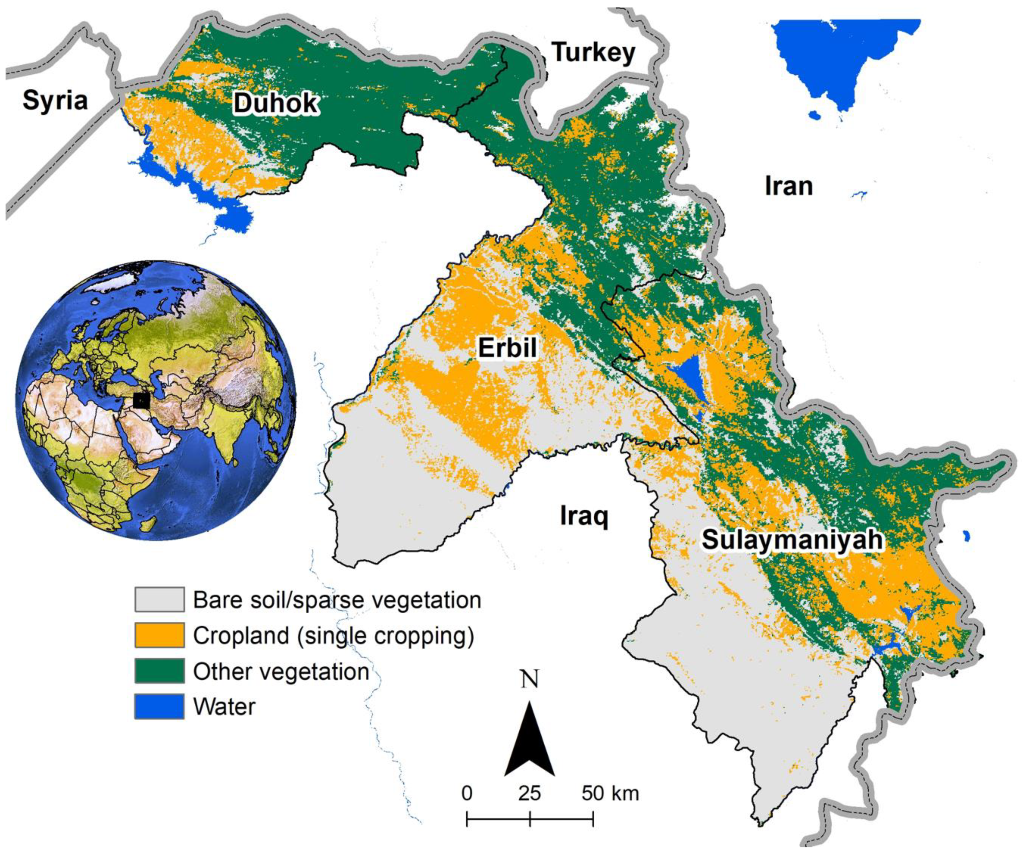 Remote Sensing | Free Full-Text | On the Geopolitics of Fire, Conflict and  Land in the Kurdistan Region of Iraq