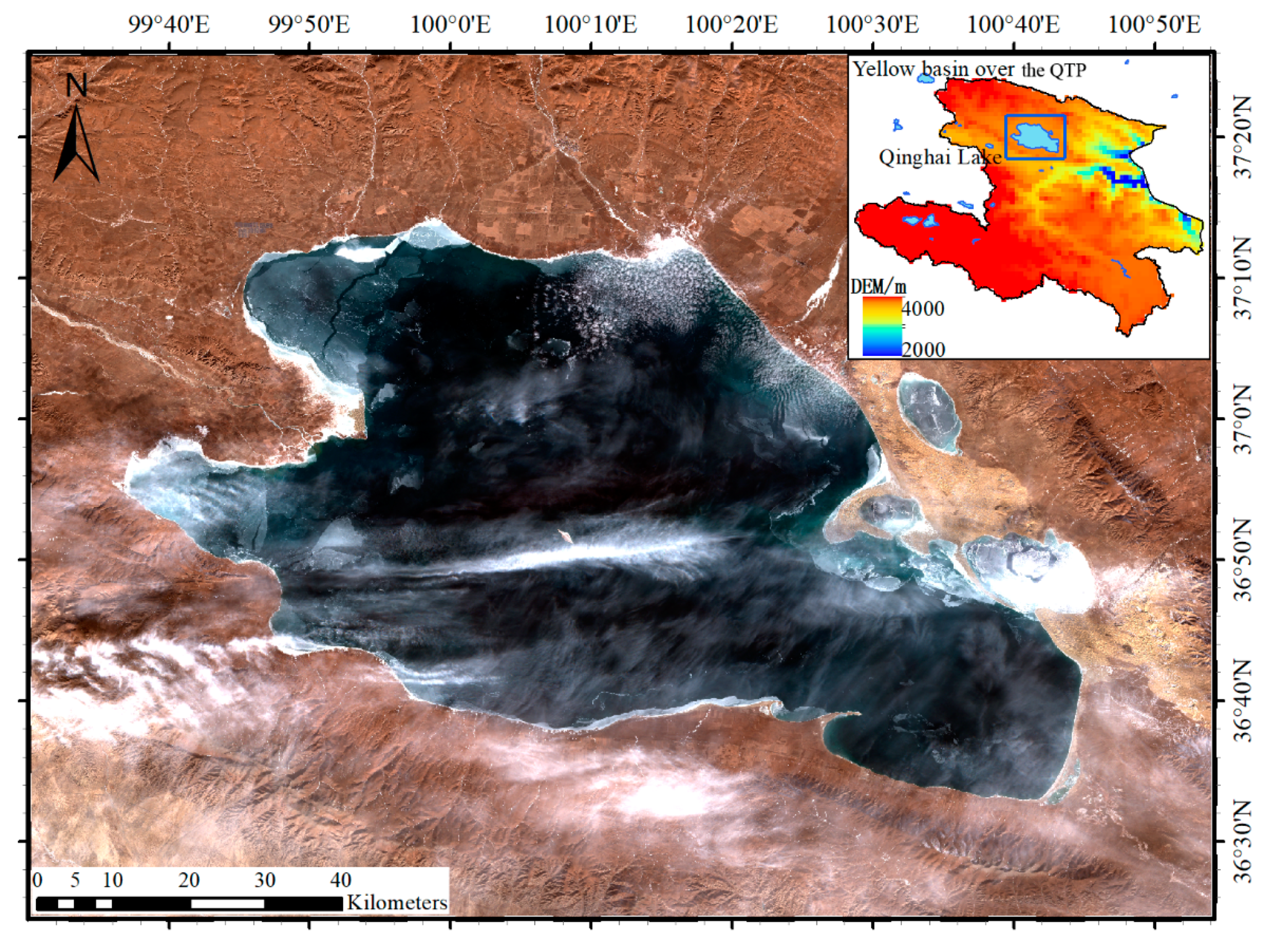 Remote Sensing | Free Full-Text | Spatial-Temporal Distribution of the  Freeze–Thaw Cycle of the Largest Lake (Qinghai Lake) in China Based on  Machine Learning and MODIS from 2000 to 2020