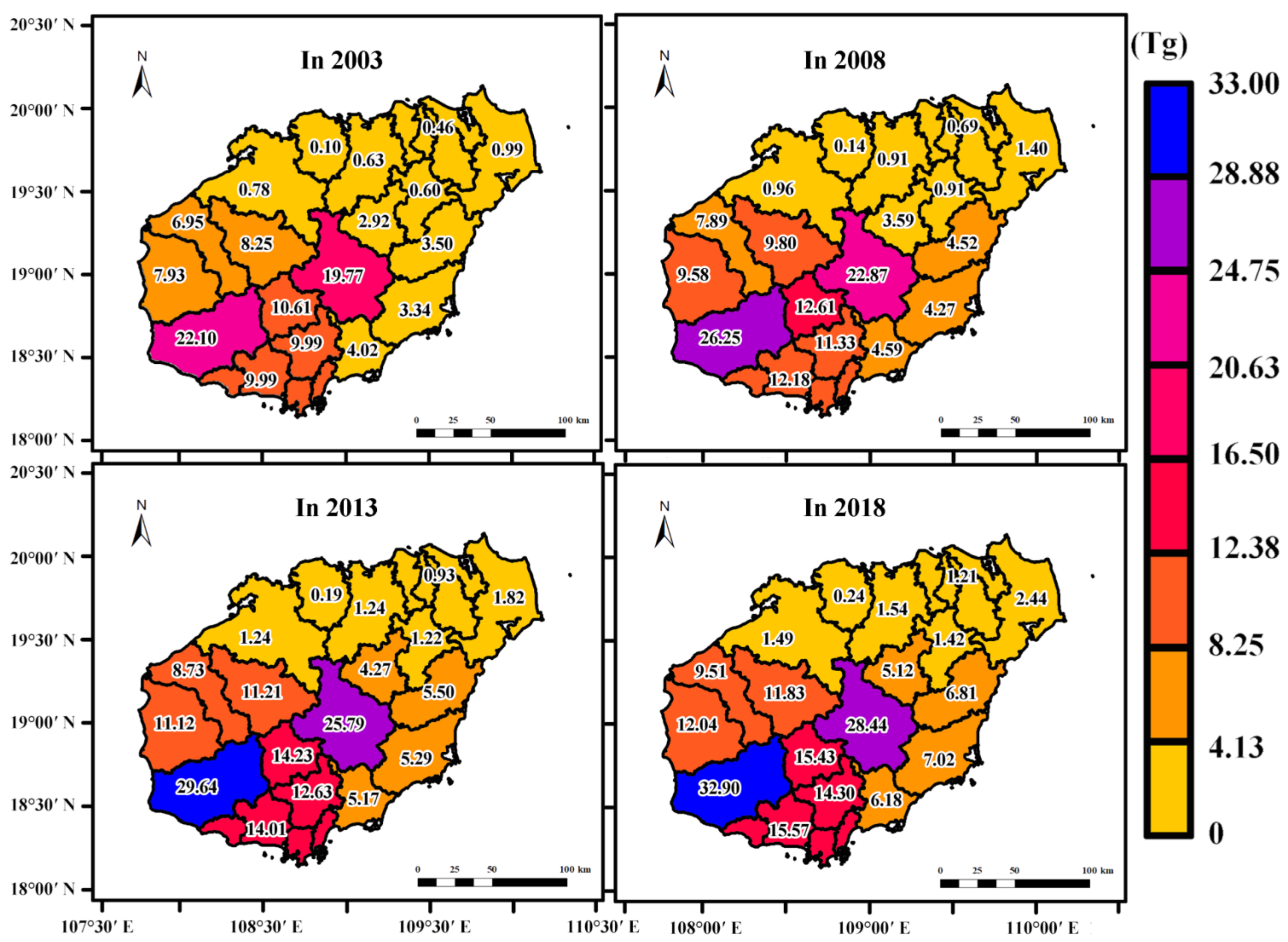 Remote Sensing Free Full Text Remote Sensing Of Tropical Rainforest Biomass Changes In Hainan Island China From 2003 To 2018 Html