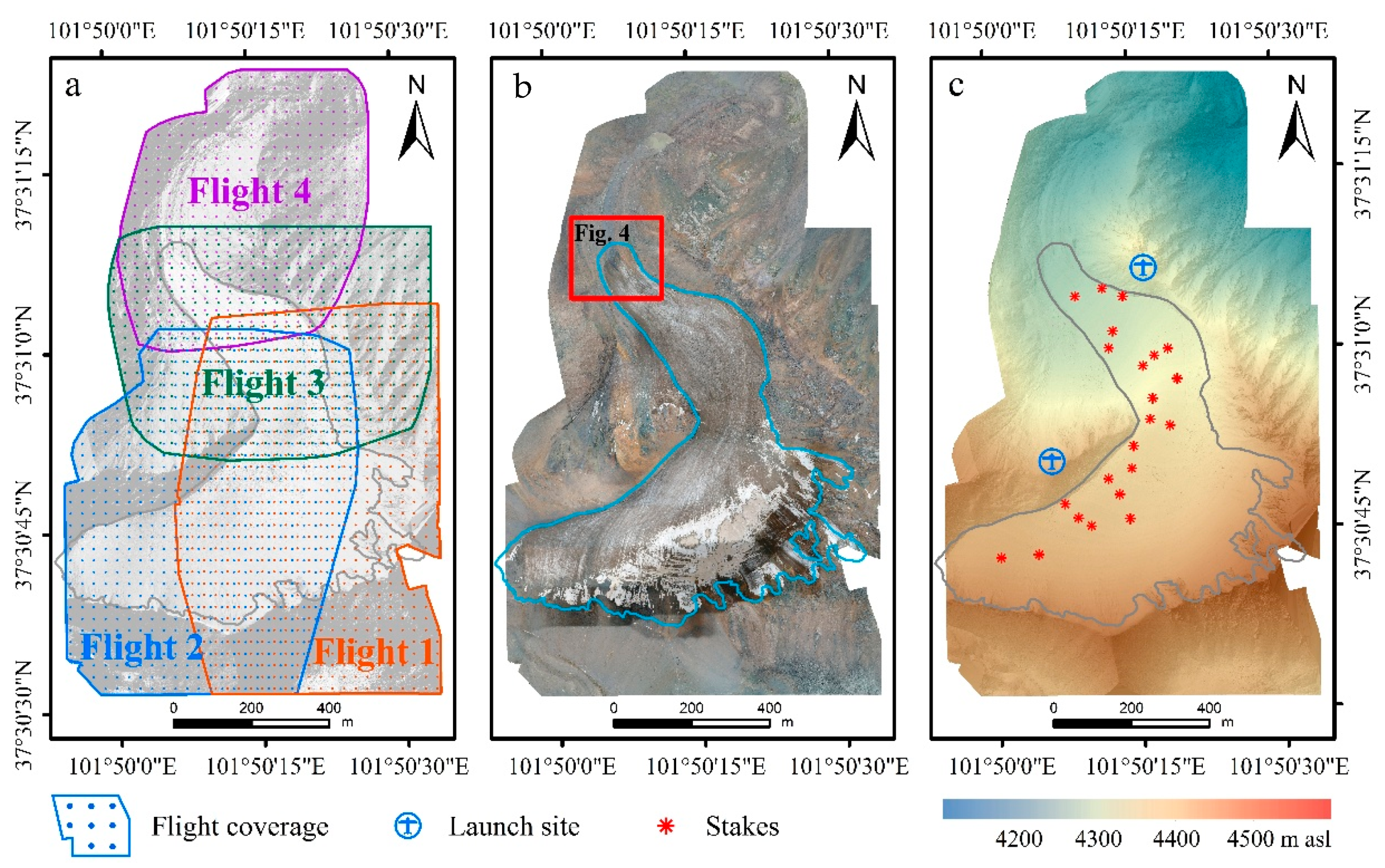 Remote Sensing Free Full Text High Resolution Monitoring Of Glacier Mass Balance And Dynamics With Unmanned Aerial Vehicles On The Ningchan No 1 Glacier In The Qilian Mountains China Html