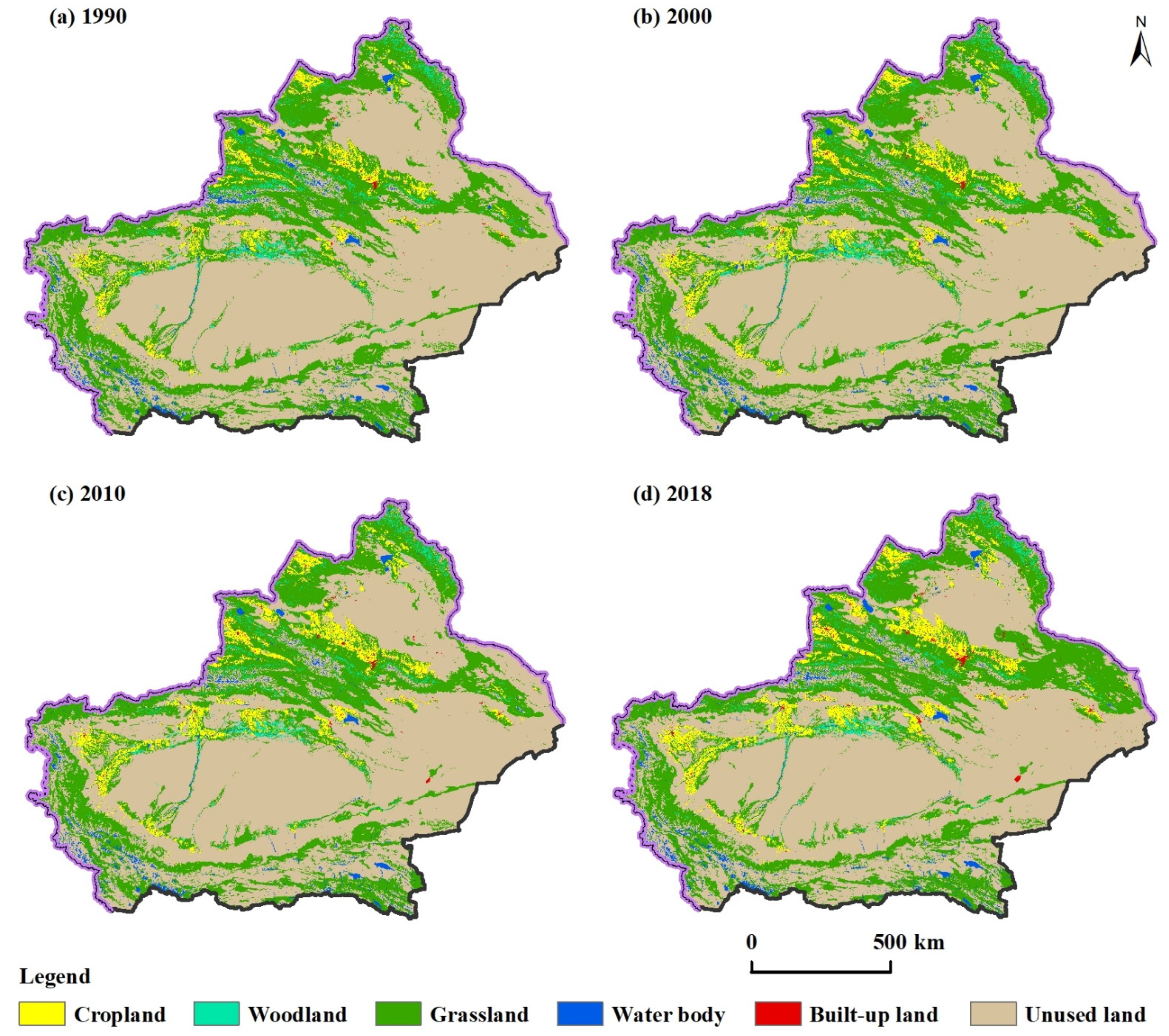 Remote Sensing | Free Full-Text | The Process-Mode-Driving Force of  Cropland Expansion in Arid Regions of China Based on the Land Use Remote  Sensing Monitoring Data | HTML