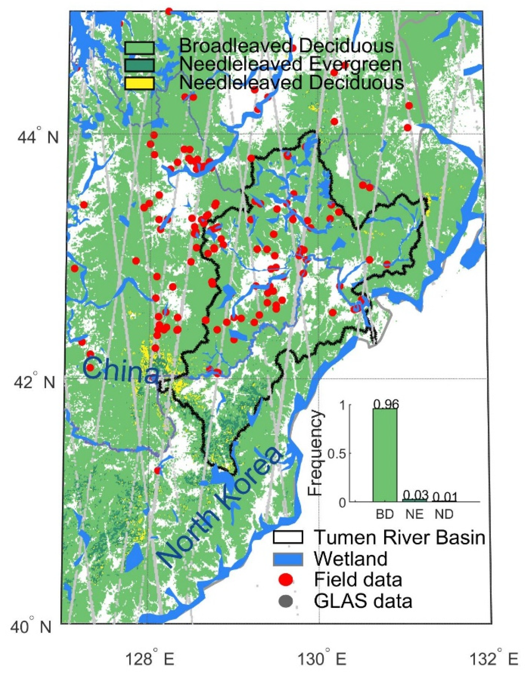 tumen river map