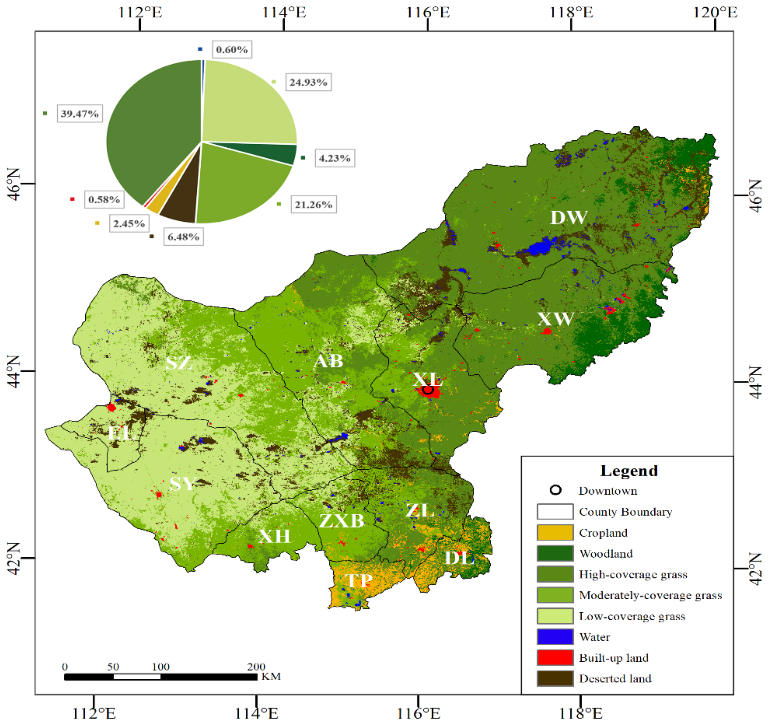Remote Sensing | Free Full-Text | Analysis on Land-Use Change and Its  Driving Mechanism in Xilingol, China, during 2000–2020 Using the  Google Earth Engine