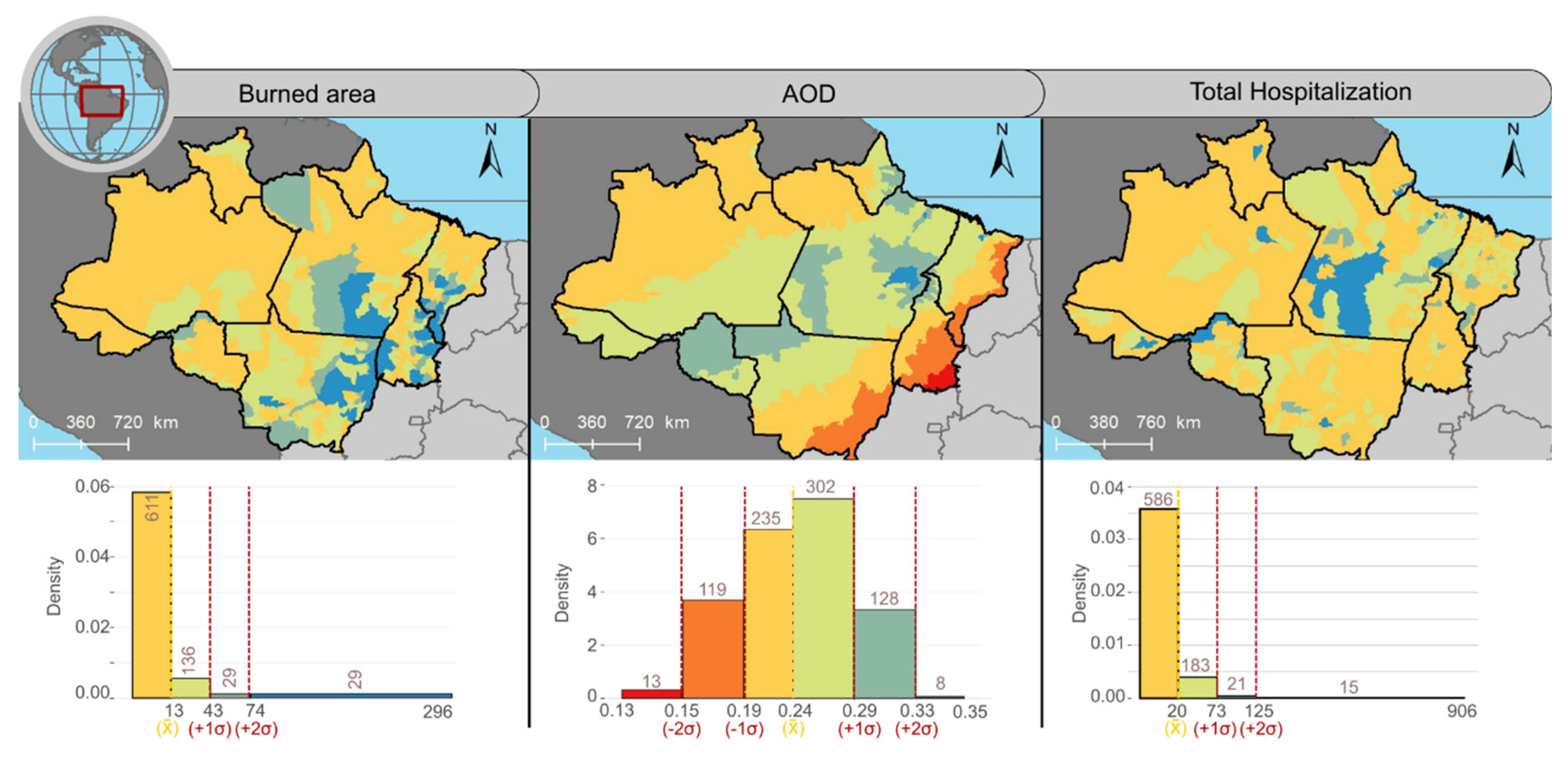 Remote Sensing | Free Full-Text | Hospitalization Due to Fire-Induced  Pollution in the Brazilian Legal Amazon from 2005 to 2018