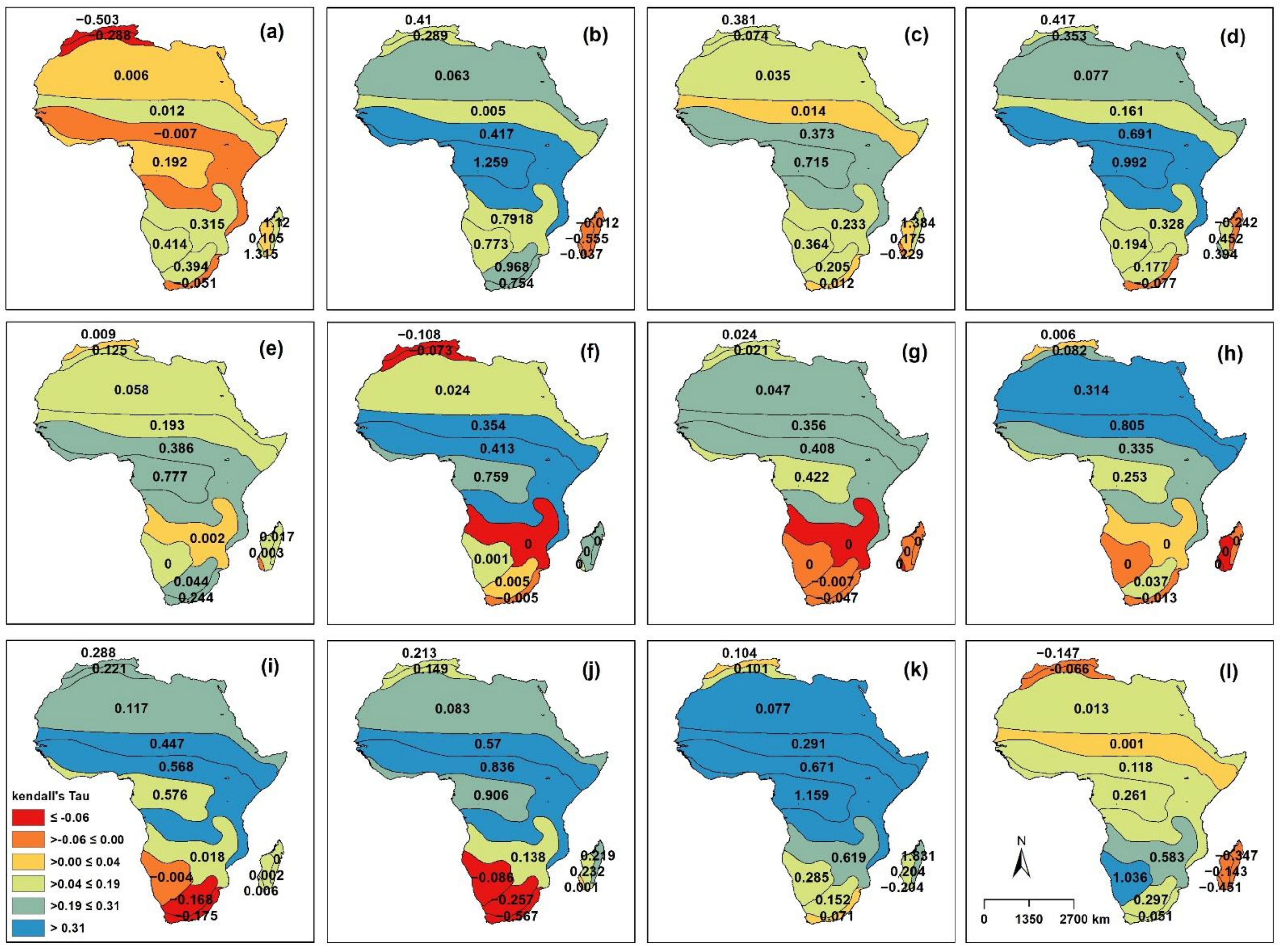 Remote Sensing | Free Full-Text | Rainfall Variability and Trends over the  African Continent Using TAMSAT Data (1983&ndash;2020): Towards Climate  Change Resilience and Adaptation | HTML