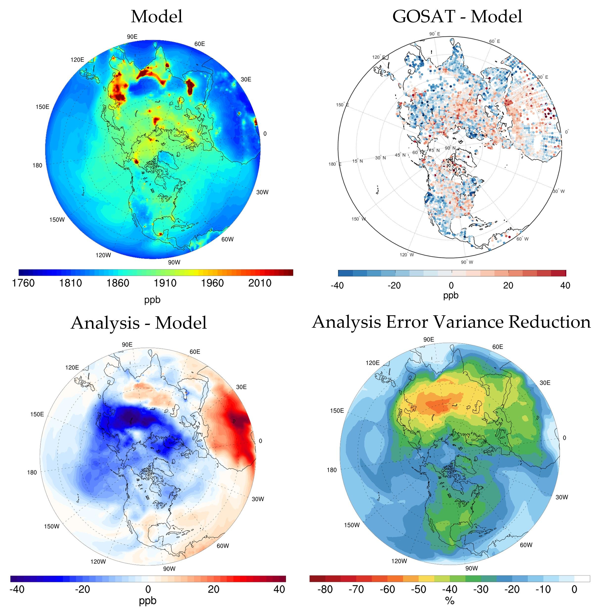 Remote Sensing | Free Full-Text | Assimilation of GOSAT Methane in the  Hemispheric CMAQ; Part II: Results Using Optimal Error Statistics | HTML