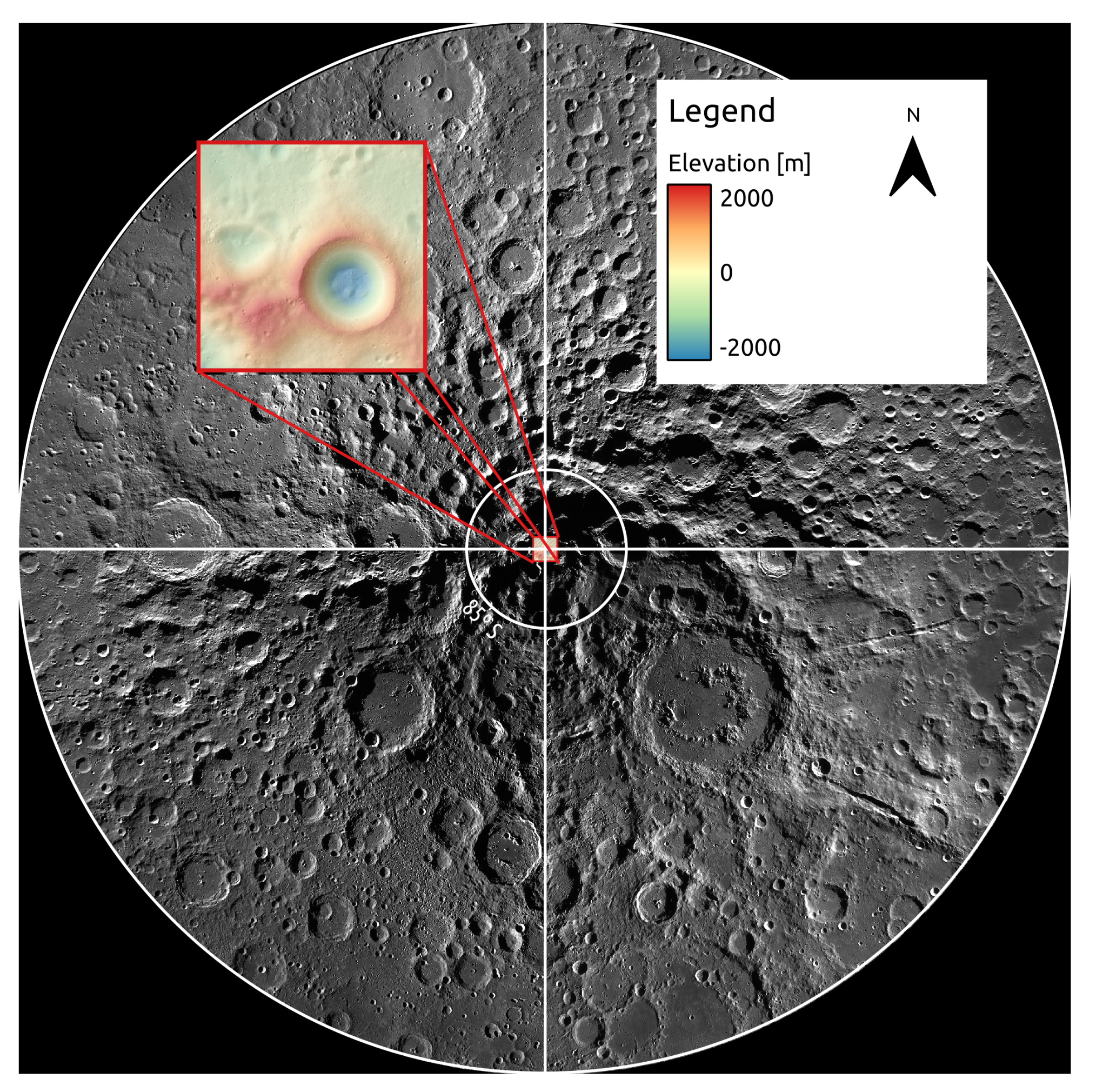 The length of lunar crater rays explained using secondary crater