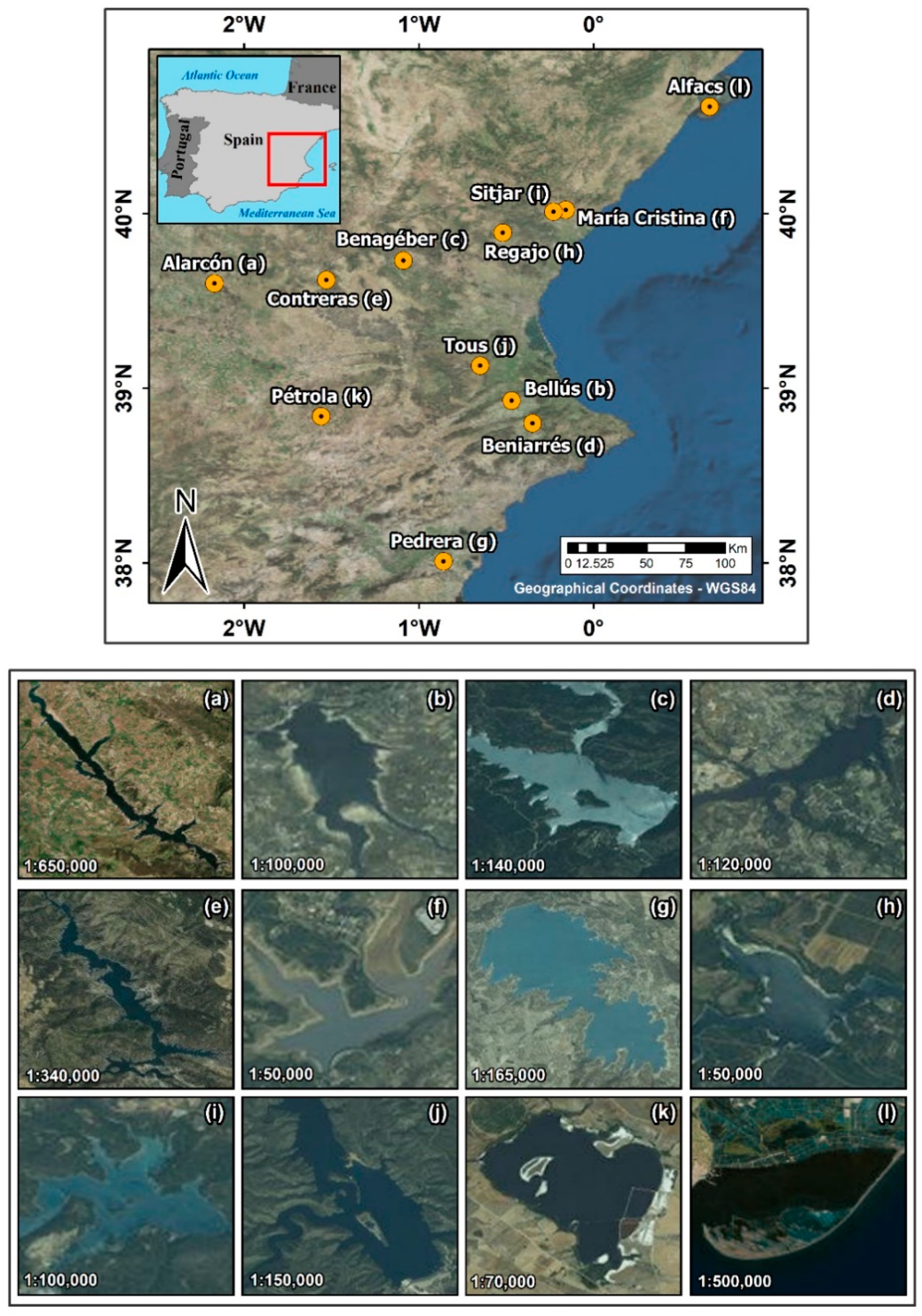 Top left: localization map of Potter Peninsula in the maritime