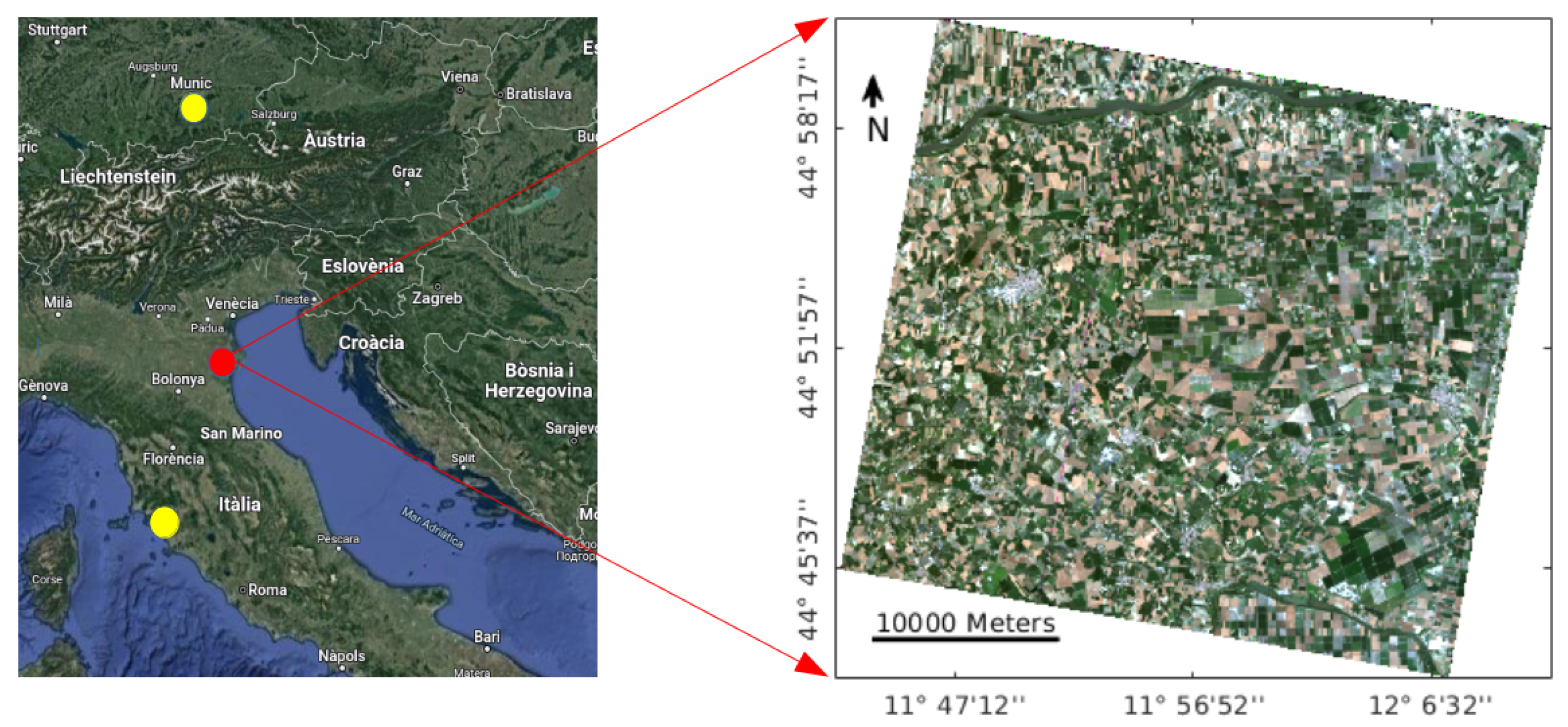 Remote Sensing | Free Full-Text | Prototyping Crop Traits Retrieval Models  for CHIME: Dimensionality Reduction Strategies Applied to PRISMA Data