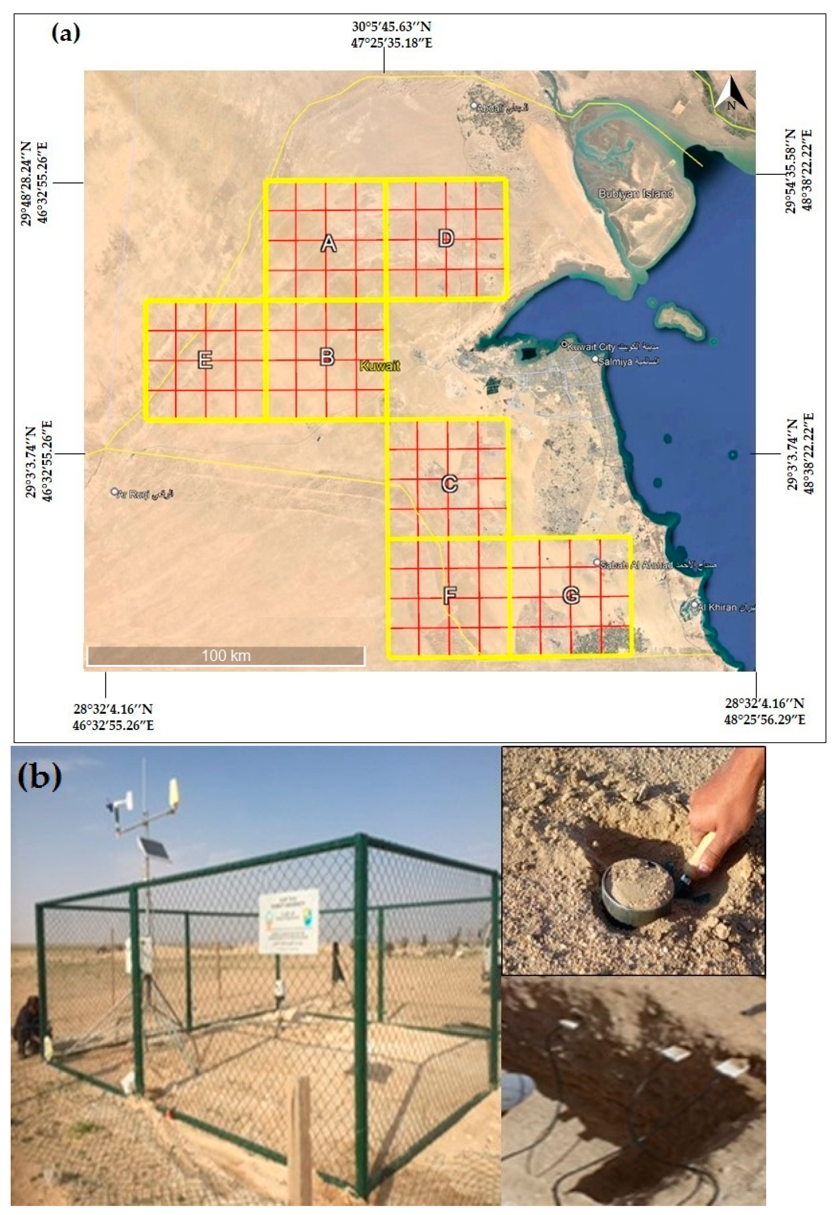 Remote Sensing | Free Full-Text | Validation of NASA SMAP Satellite Soil  Moisture Products over the Desert of Kuwait | HTML