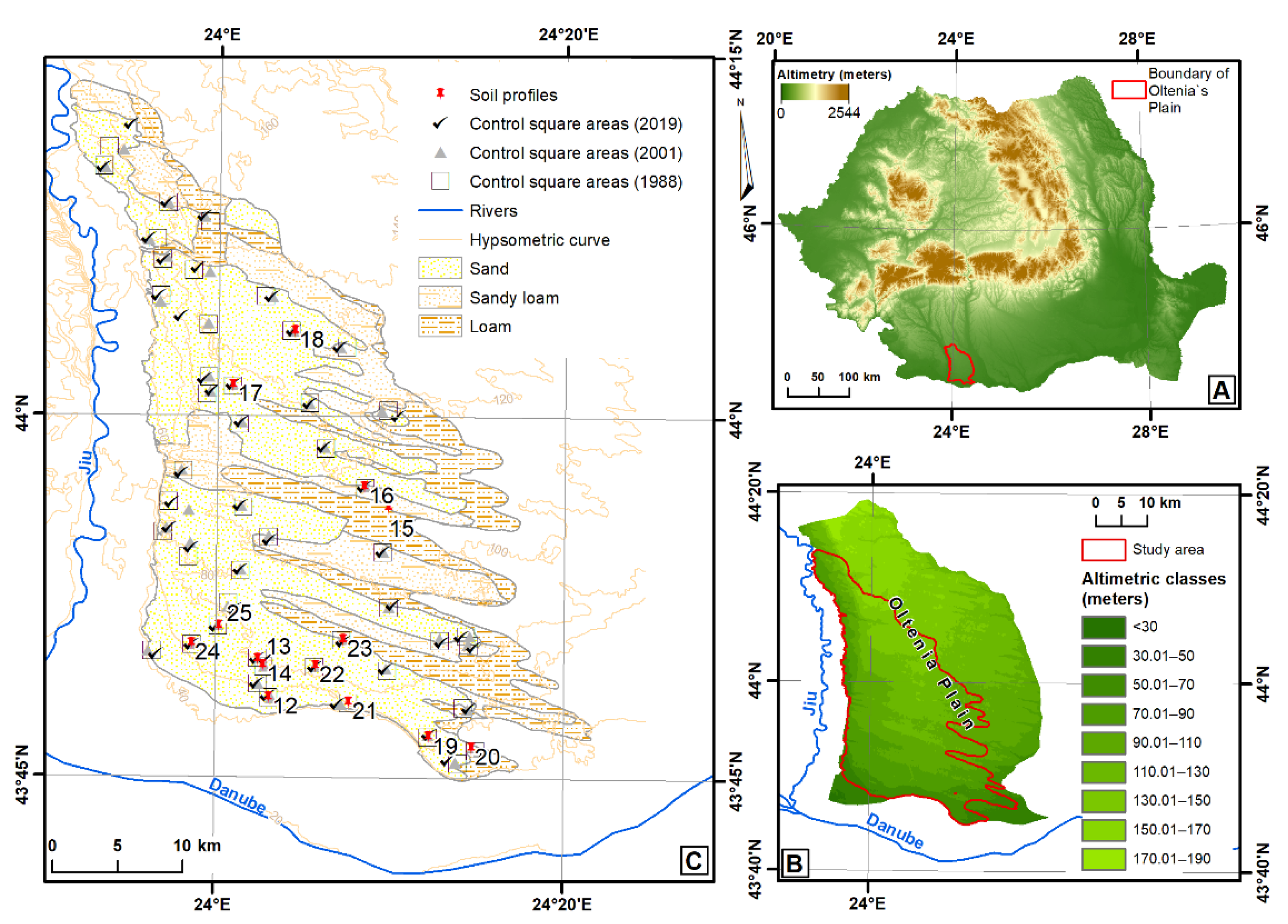 Remote Sensing | Free Full-Text | Normalized Sand Index for Identification  of Bare Sand Areas in Temperate Climates Using Landsat Images, Application  to the South of Romania