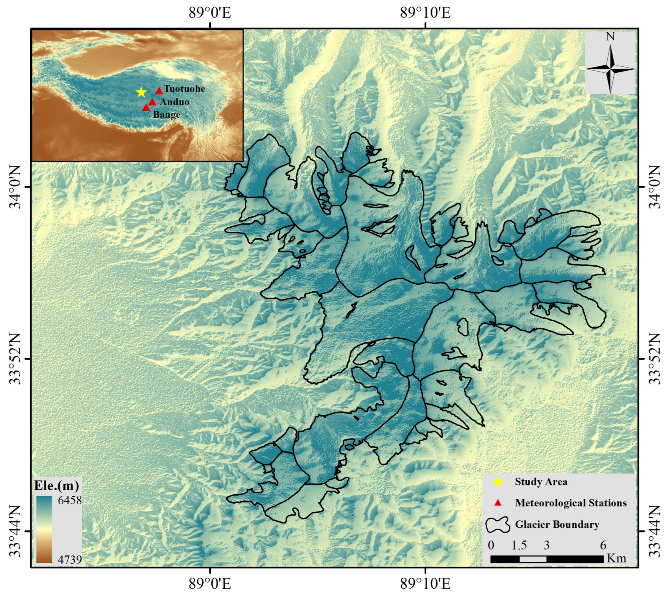 Remote Sensing | Free Full-Text | Multitemporal Glacier Mass Balance and  Area Changes in the Puruogangri Ice Field during 1975&ndash;2021 Based on  Multisource Satellite Observations