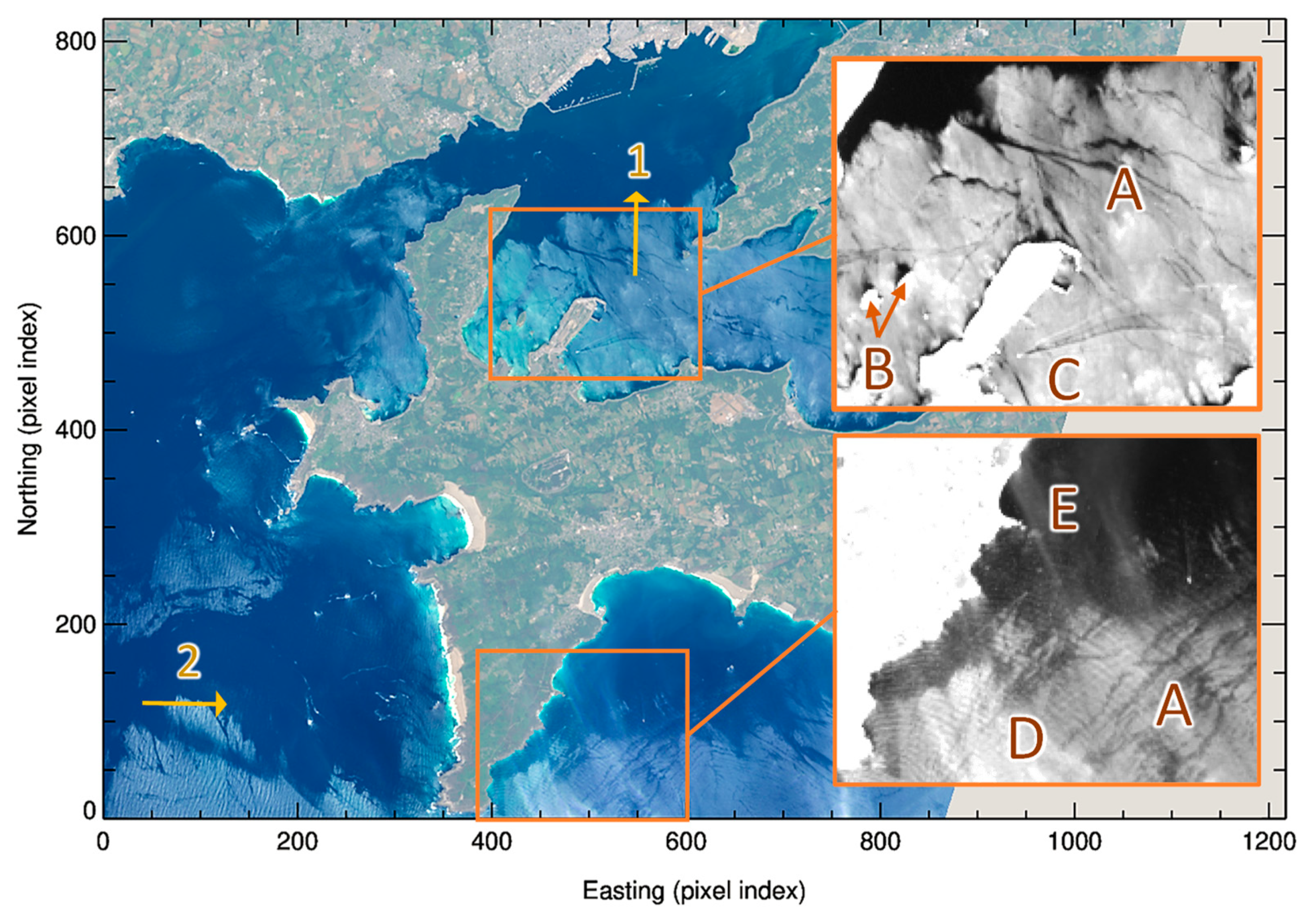 Remote Sensing | Free Full-Text | A Contrast Minimization Approach to  Remove Sun Glint in Landsat 8 Imagery