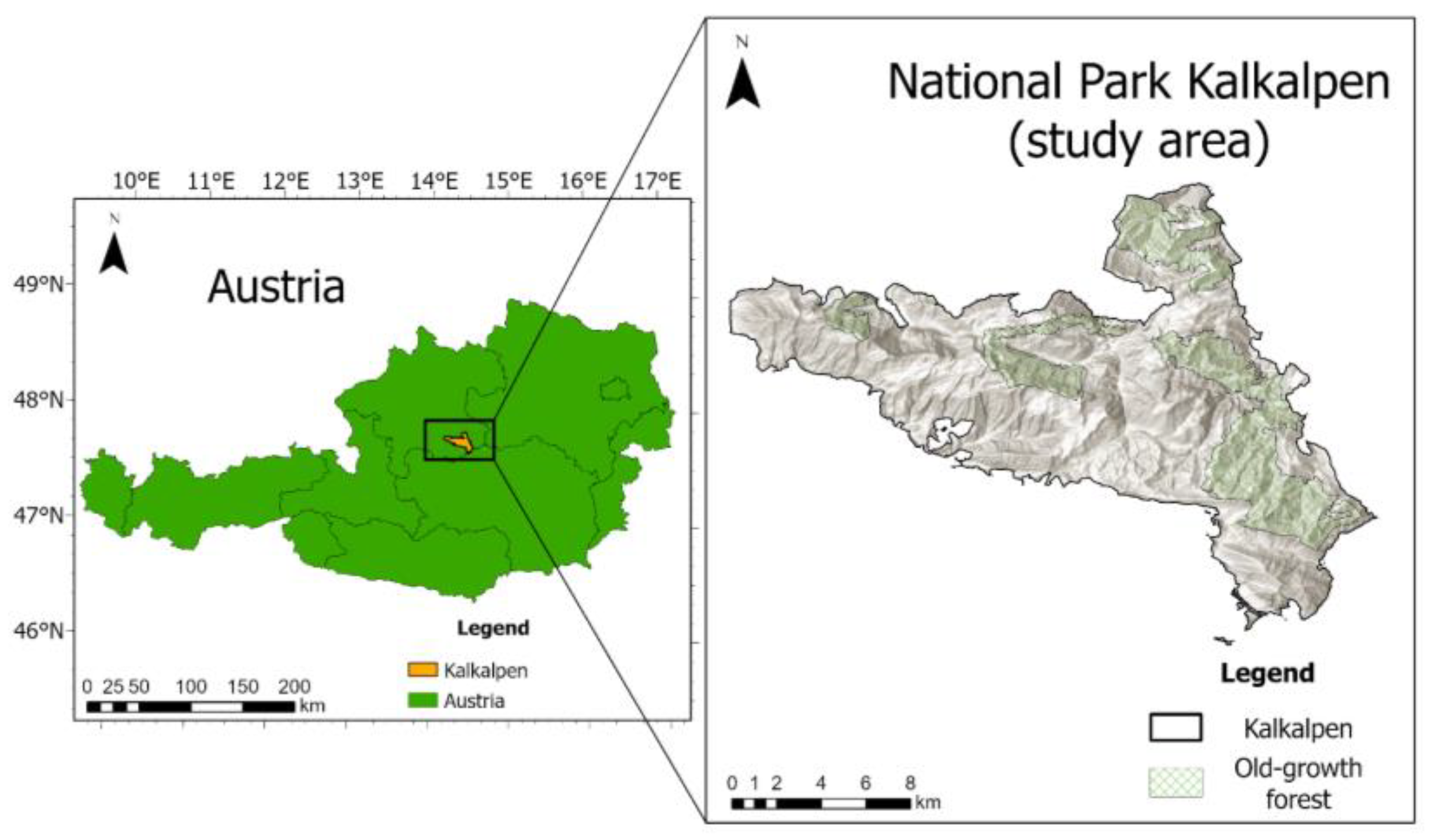 Remote Sensing | Free Full-Text | Assessing the Vertical Structure of  Forests Using Airborne and Spaceborne LiDAR Data in the Austrian Alps