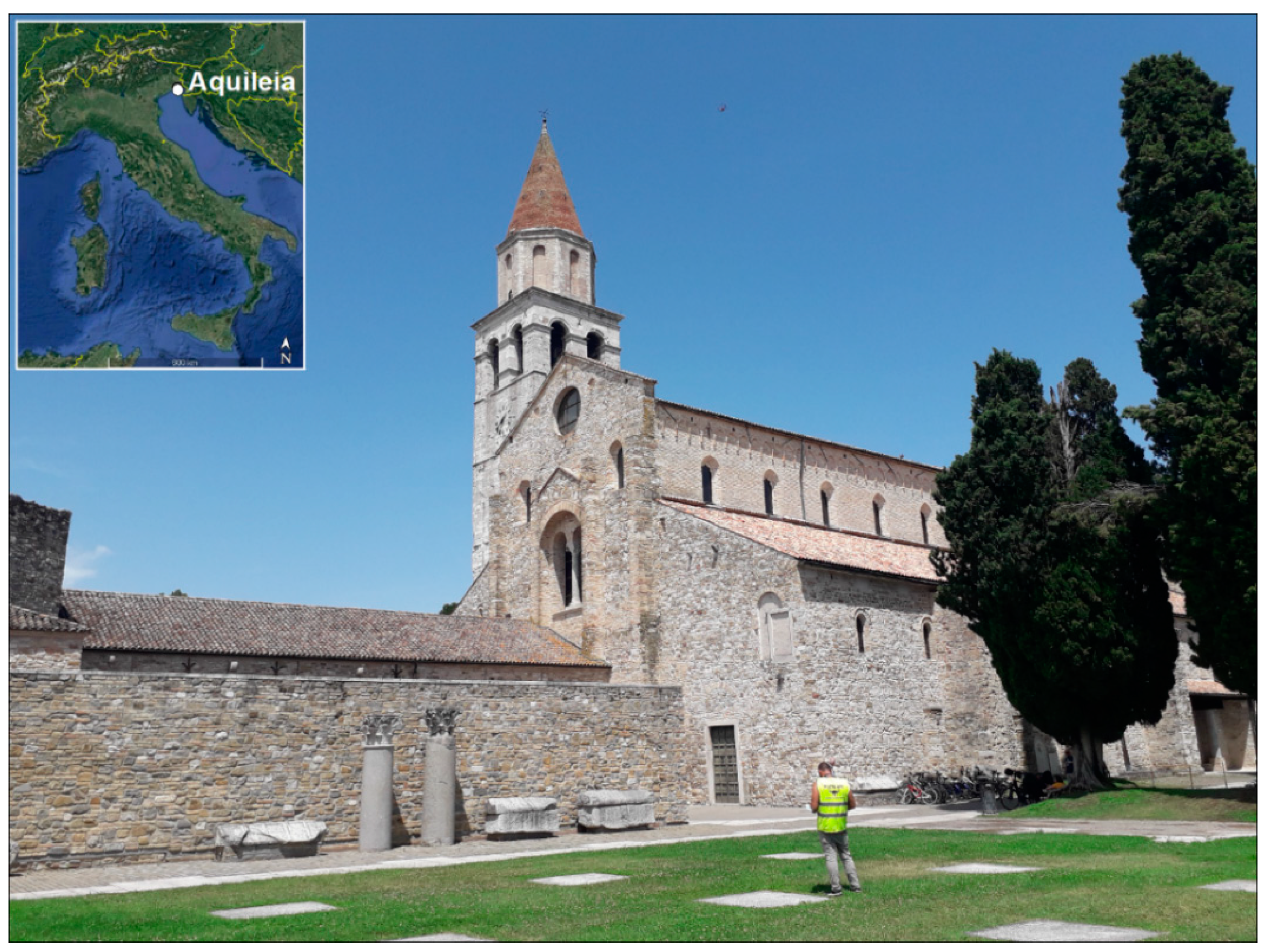 Remote Sensing | Free Full-Text | Three-Dimensional Modeling and  Non-Invasive Diagnosis of a Huge and Complex Heritage Building: The  Patriarchal Basilica of Santa Maria Assunta in Aquileia (Udine, Italy)