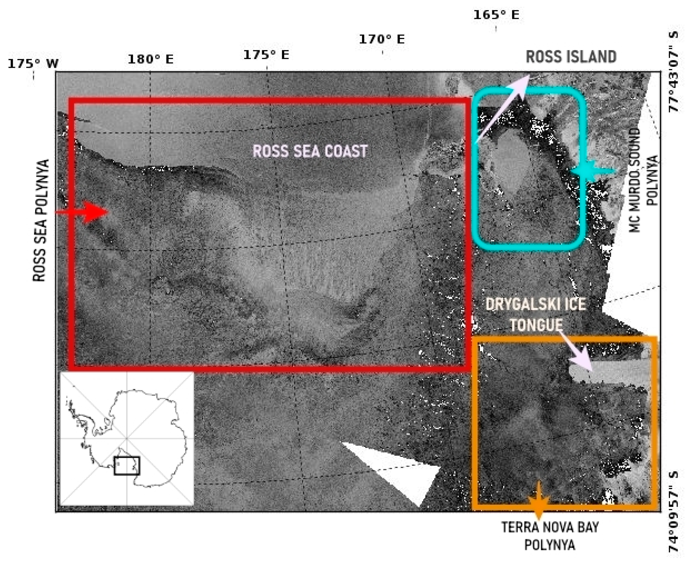 Remote Sensing | Free Full-Text | Delineating Polynya Area Using