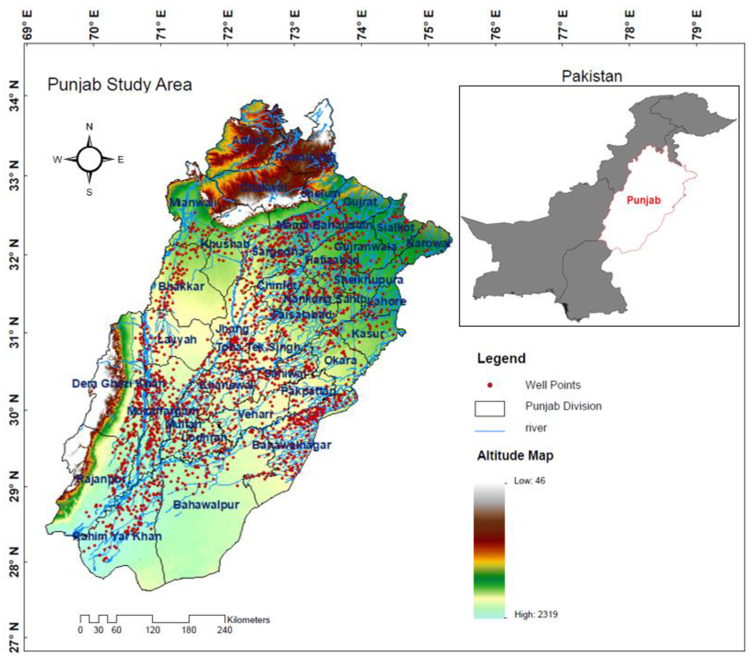 Remote Sensing | Free Full-Text | Geospatial Assessment of Managed Aquifer  Recharge Potential Sites in Punjab, Pakistan
