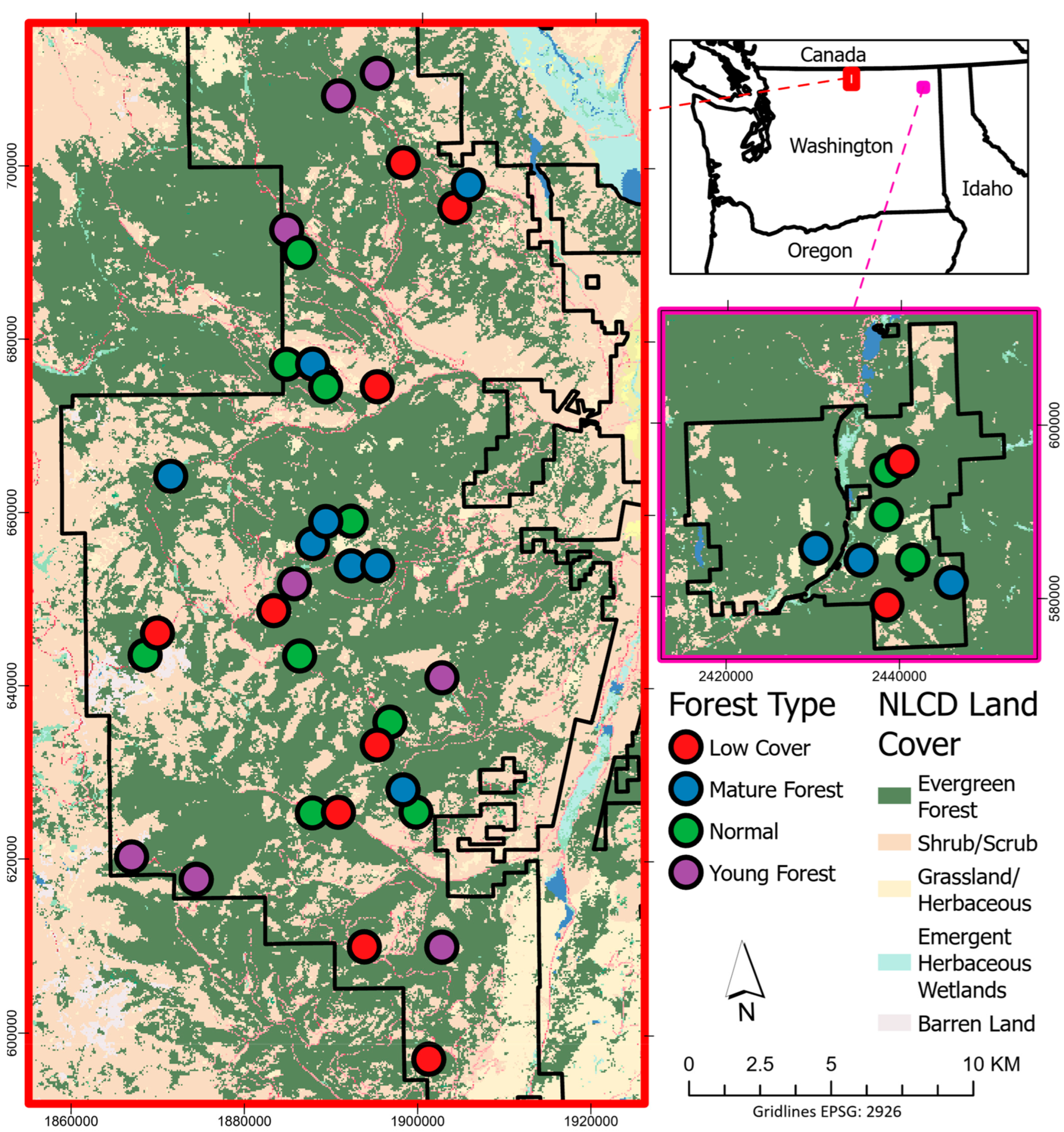 Remote Sensing | Free Full-Text | Terrestrial and Airborne Lidar to  Quantify Shrub Cover for Canada Lynx (Lynx canadensis) Habitat Using  Machine Learning