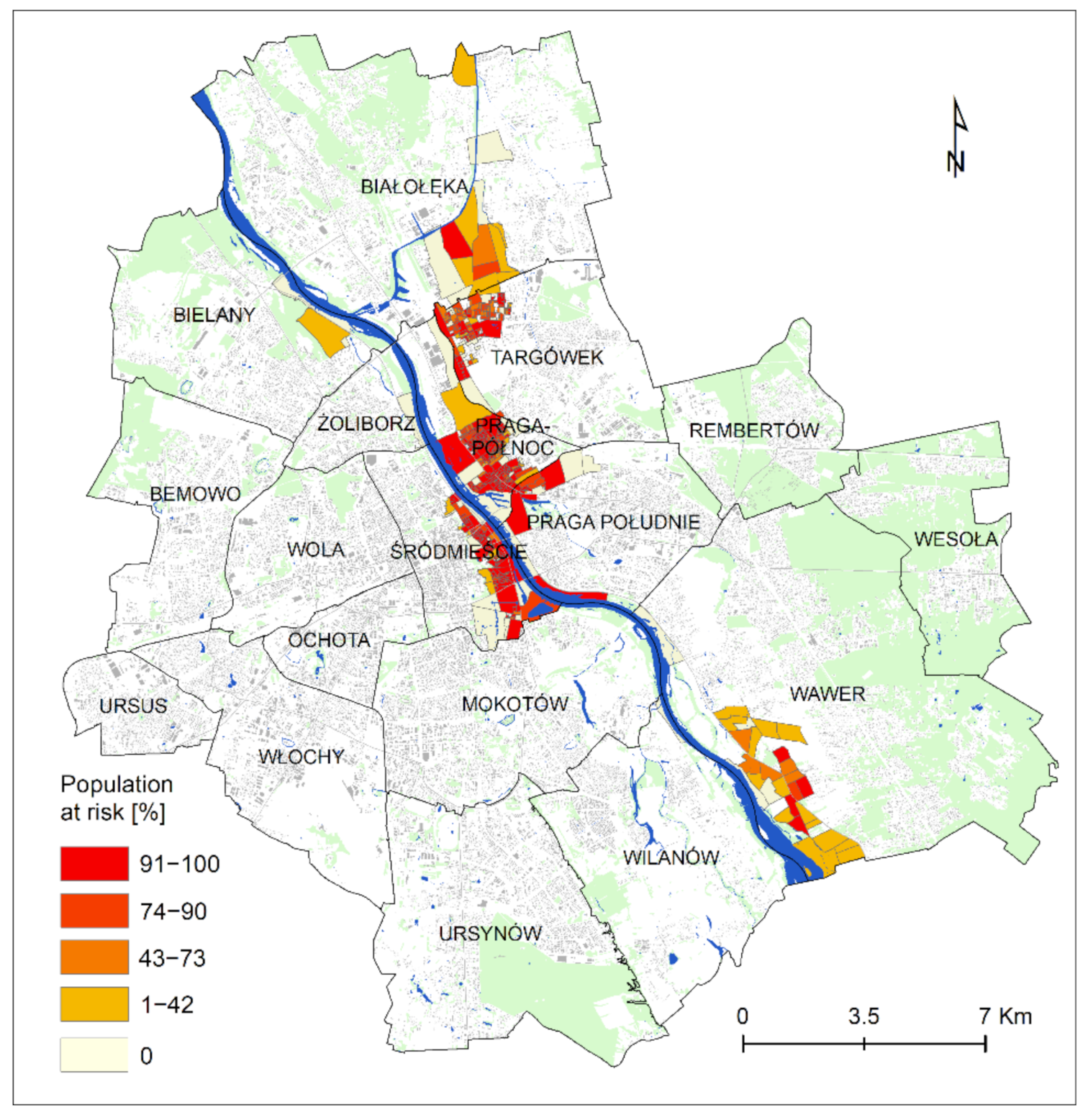 Resources | Free Full-Text | Urban Population Flood Impact Applied to a  Warsaw Scenario | HTML