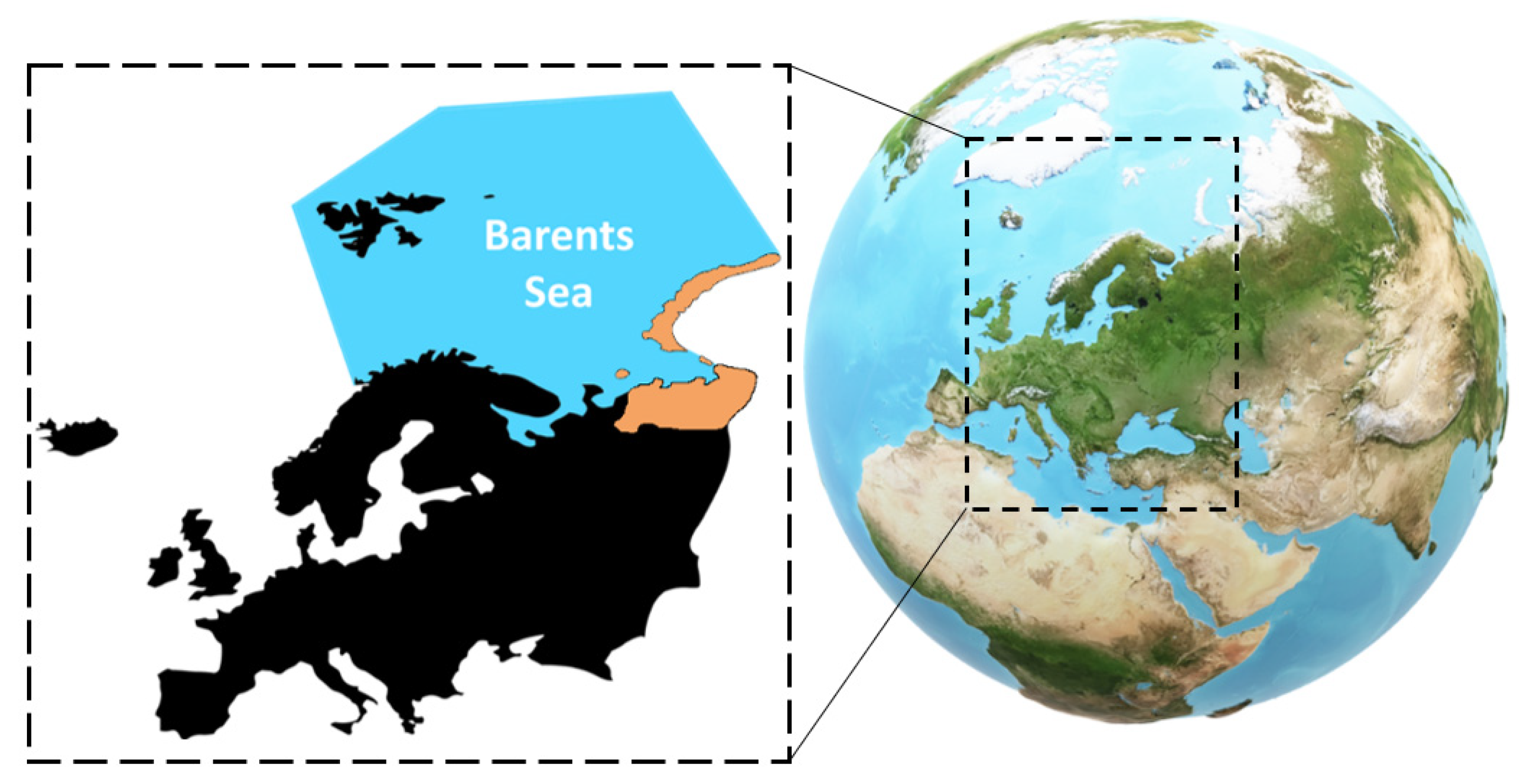 barents sea map