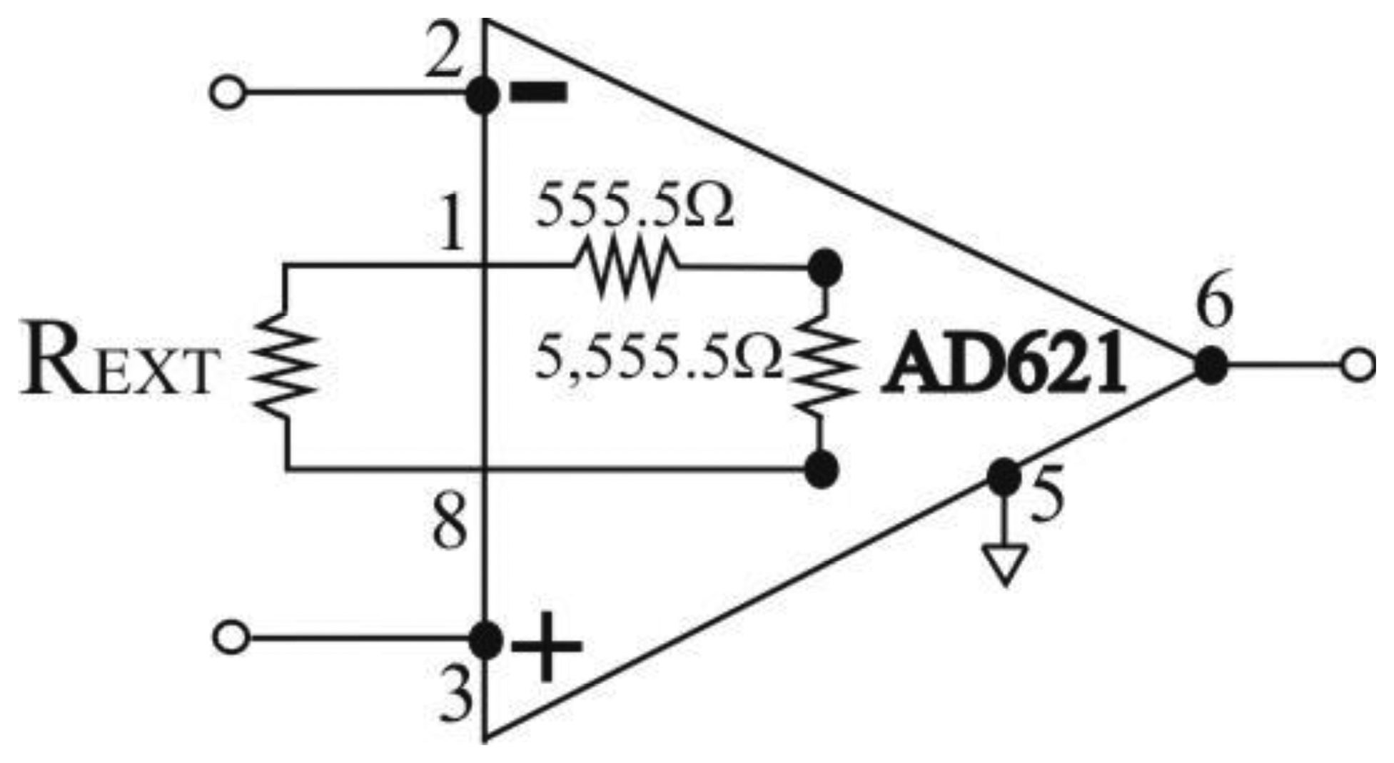 Ad623 схема включения