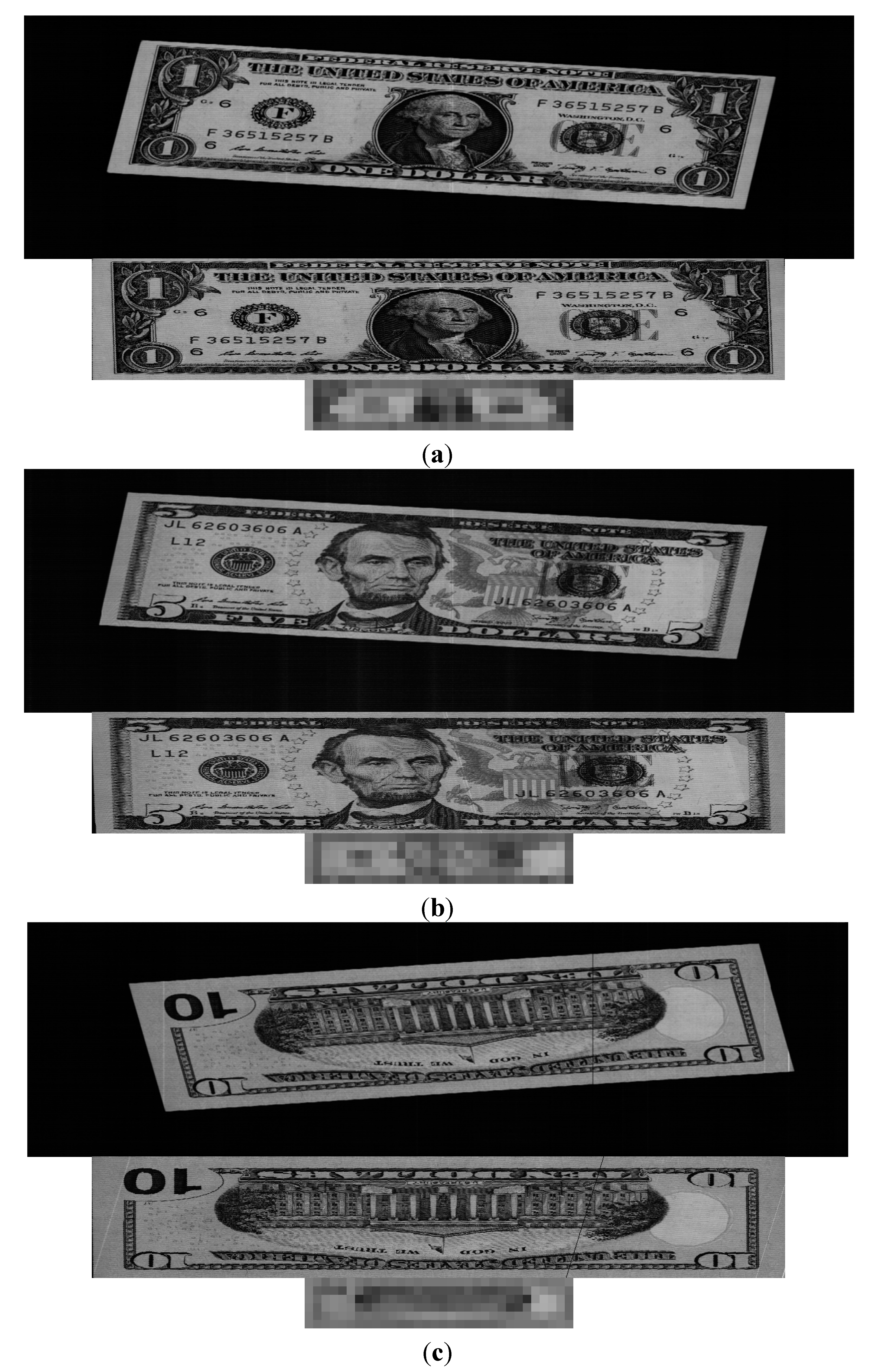 Sensors | Free Full-Text | A High Performance Banknote Recognition System  Based on a One-Dimensional Visible Light Line Sensor | HTML