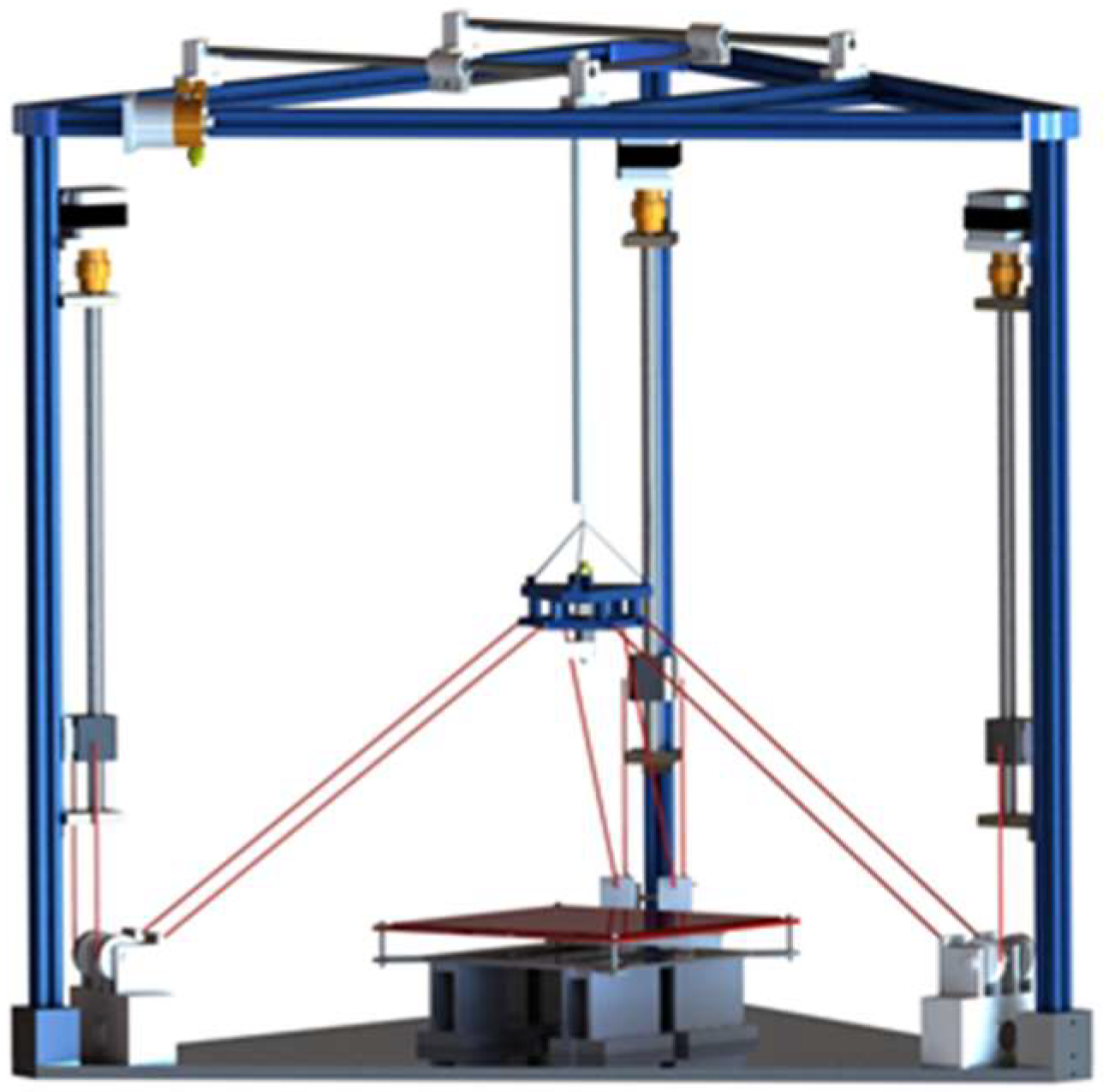 Sensors | Free Full-Text | Kinematic Calibration of a Cable-Driven Parallel  Robot for 3D Printing