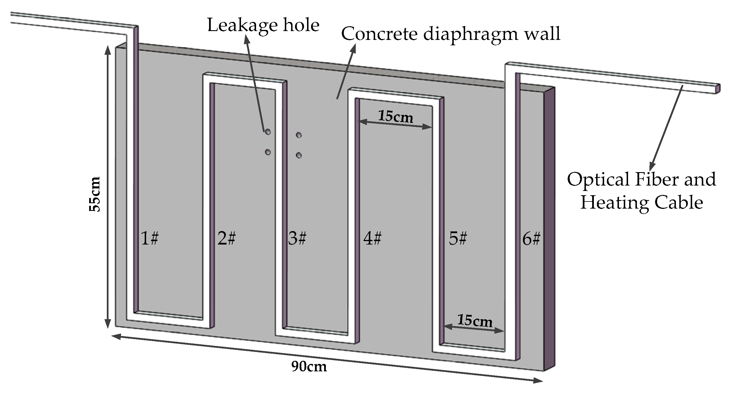 diaphragm wall drawing