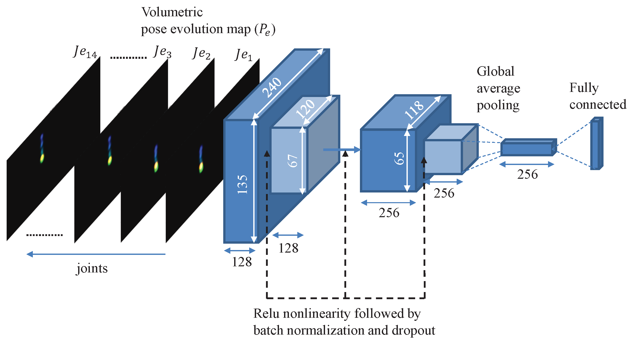 Take network. Map of Evolution. Human Action classification Architecture.