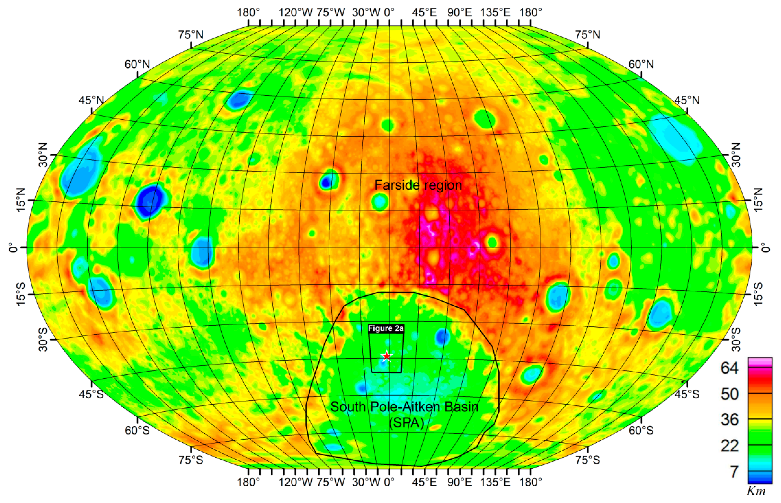 Sensors | Free Full-Text | Density Structure of the Von Kármán Crater in  the Northwestern South Pole-Aitken Basin: Initial Subsurface Interpretation  of the Chang'E-4 Landing Site Region