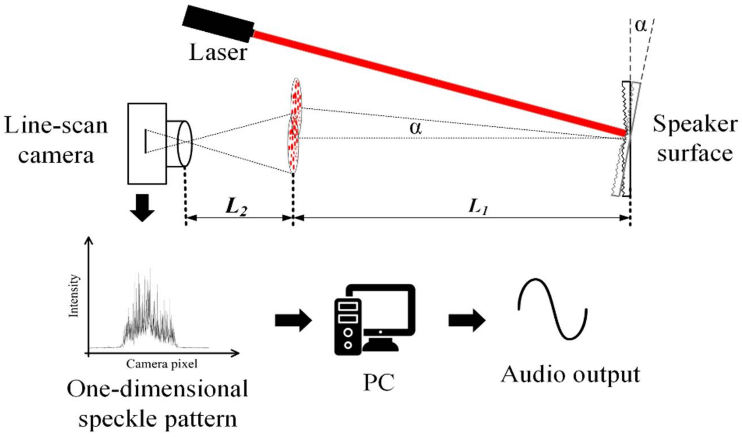 Sensors | Free Full-Text | The 20k Samples-Per-Second Real Time Detection  of Acoustic Vibration Based on Displacement Estimation of One-Dimensional  Laser Speckle Images
