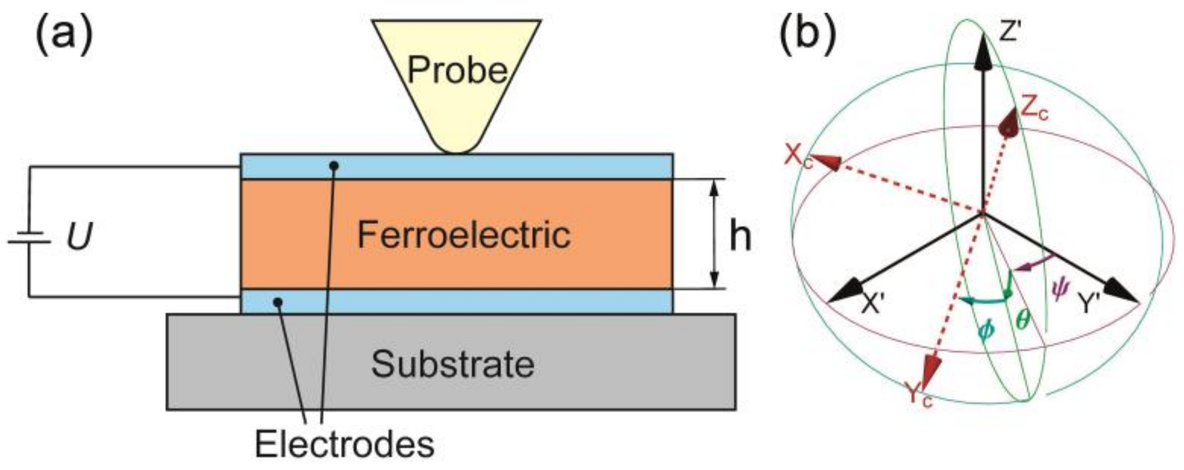 Sensors | Free Full-Text | Piezoresponse in Ferroelectric Materials under  Uniform Electric Field of Electrodes | HTML