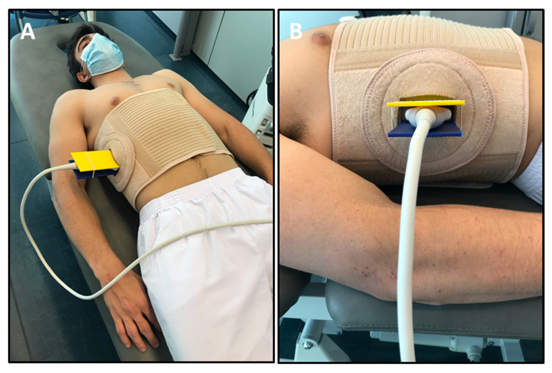 Sensors | Free Full-Text | Concurrent Validity and Reliability of Manual  Versus Specific Device Transcostal Measurements for Breathing Diaphragm  Thickness by Ultrasonography in Lumbopelvic Pain Athletes