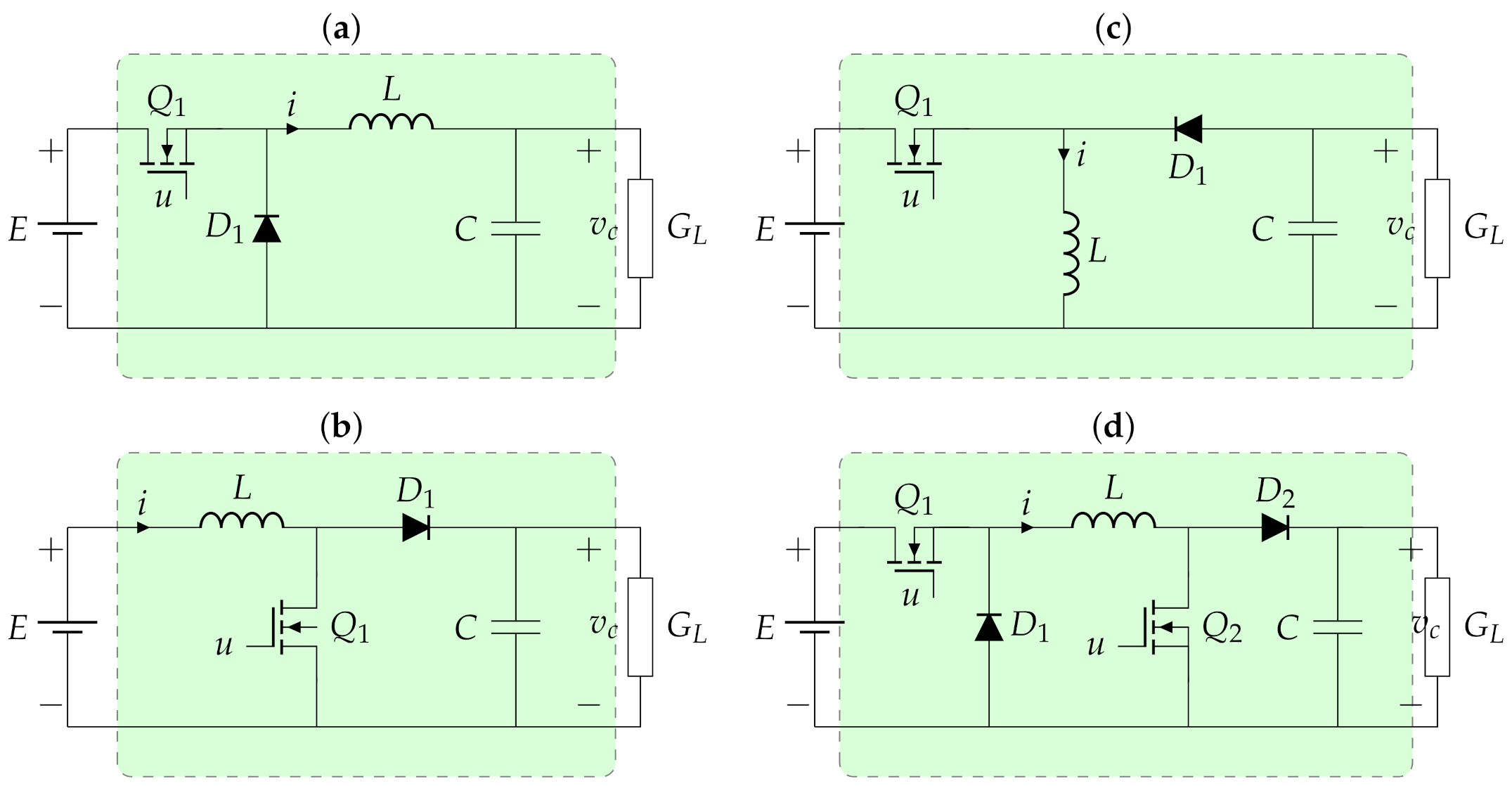 Sensors | Free Full-Text | Sensorless Adaptive Voltage Control for  Classical DC-DC Converters Feeding Unknown Loads: A Generalized PI  Passivity-Based Approach