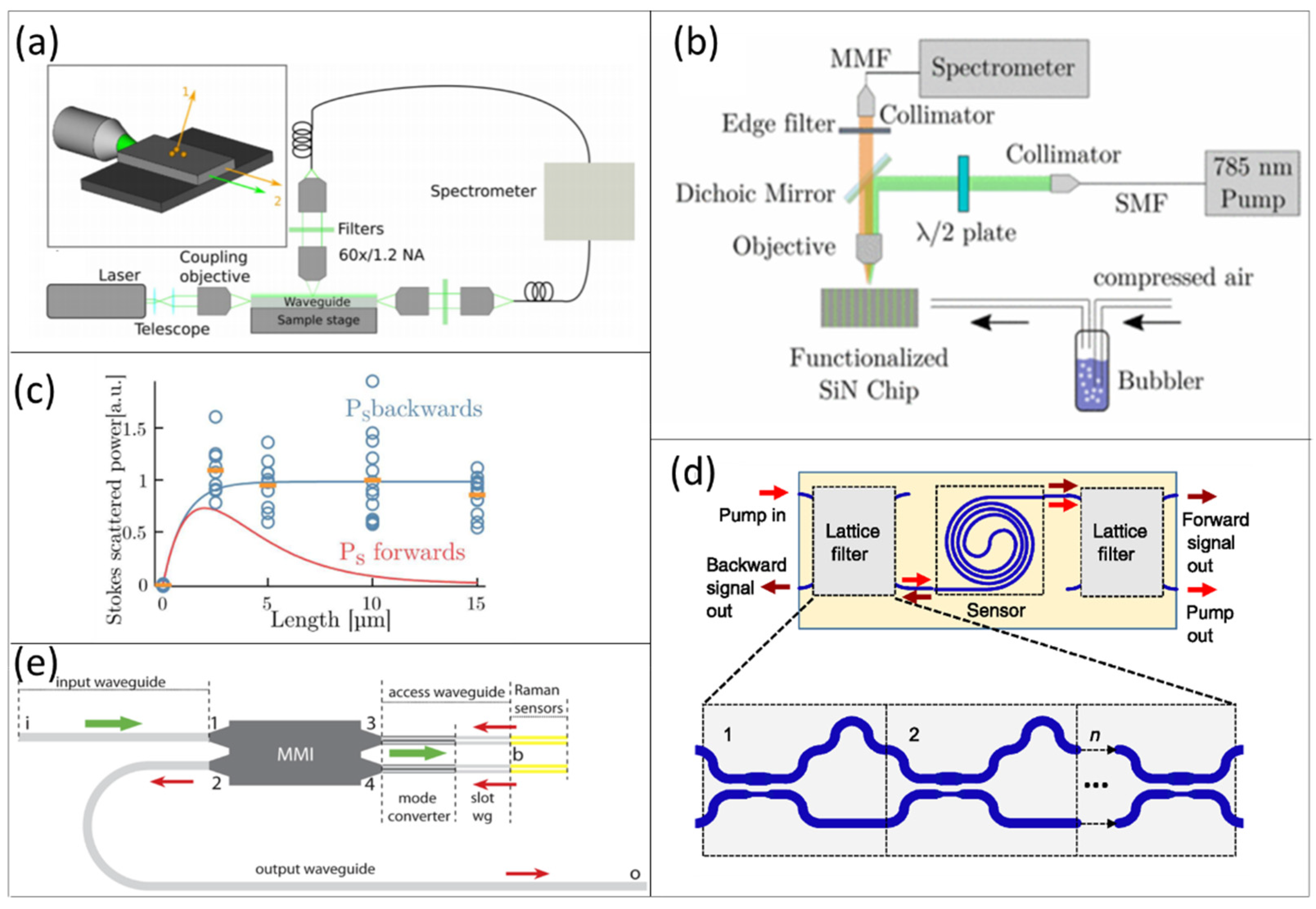 Sensors | Free Full-Text | Integrated Nanophotonic Waveguide-Based Devices  for IR and Raman Gas Spectroscopy | HTML