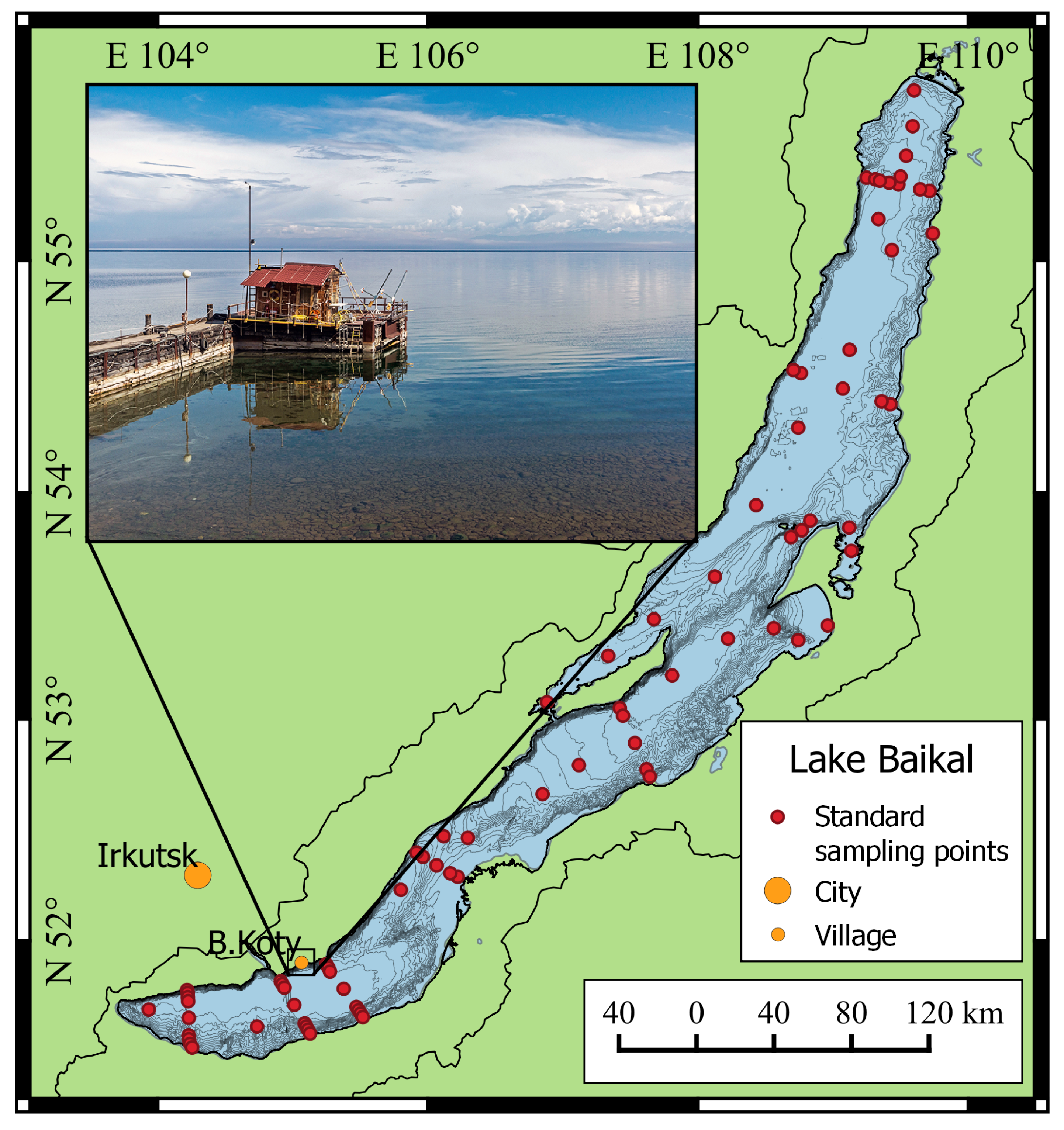 Sensors | Free Full-Text | Environmental Monitoring of the Littoral Zone of  Lake Baikal Using a Network of Automatic Hydro-Meteorological Stations:  Development and Trial Run