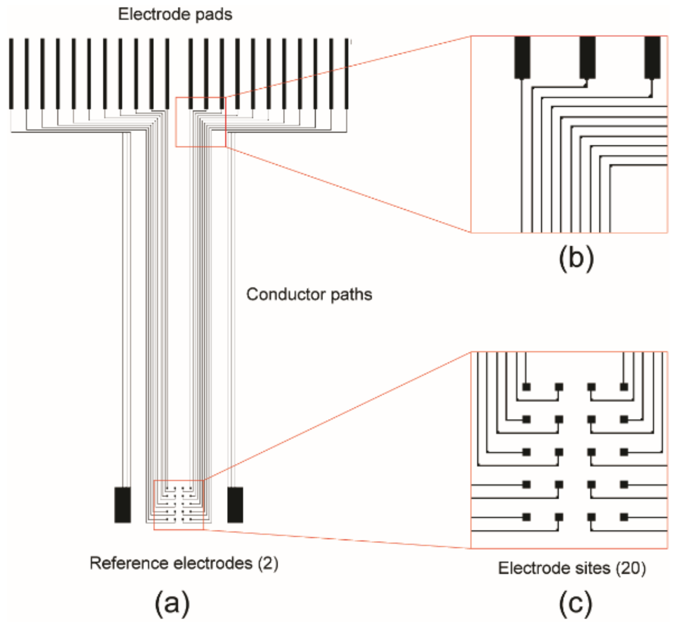 Sensors | Free Full-Text | An Inkjet Printed Flexible Electrocorticography  (ECoG) Microelectrode Array on a Thin Parylene-C Film