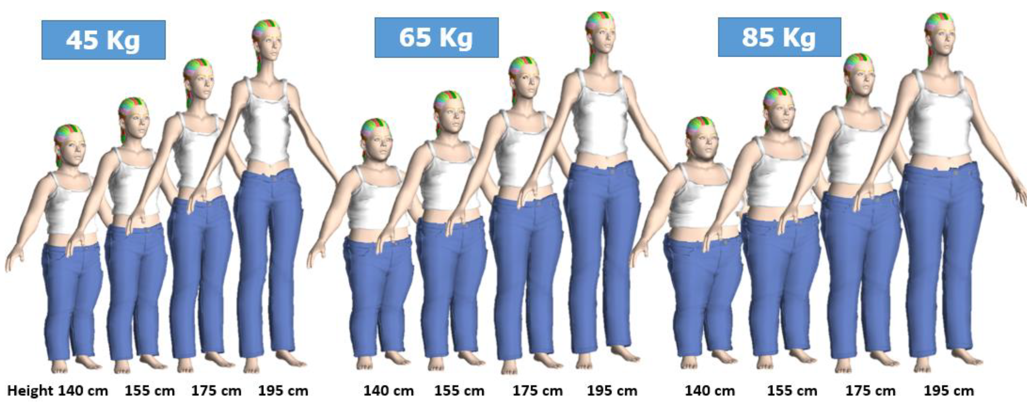 Sensors | Free Full-Text | Simulation of 3D Body Shapes for Pregnant and  Postpartum Women