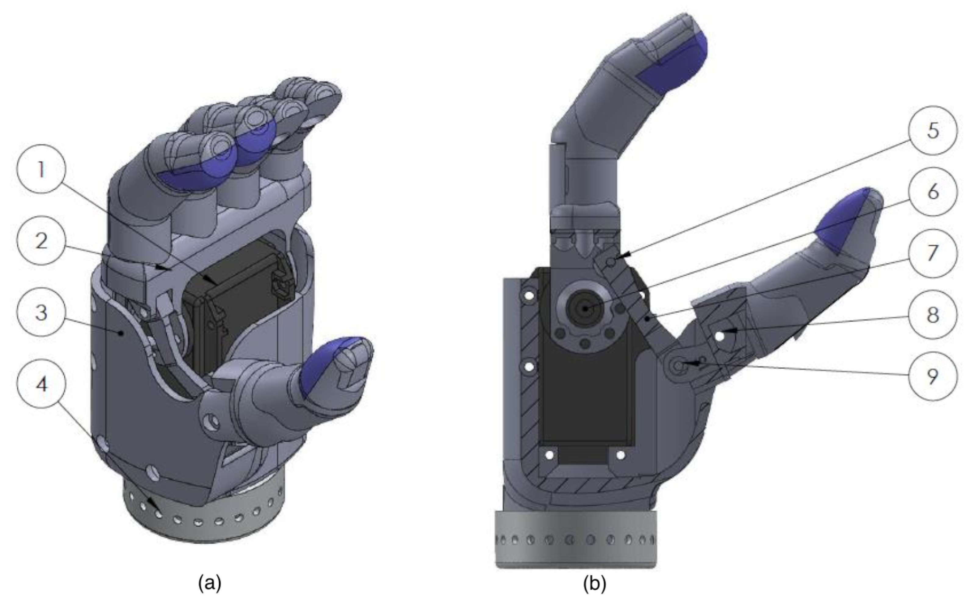 Compliant Prosthetic Hand With Sensorimotor Control and Sensory